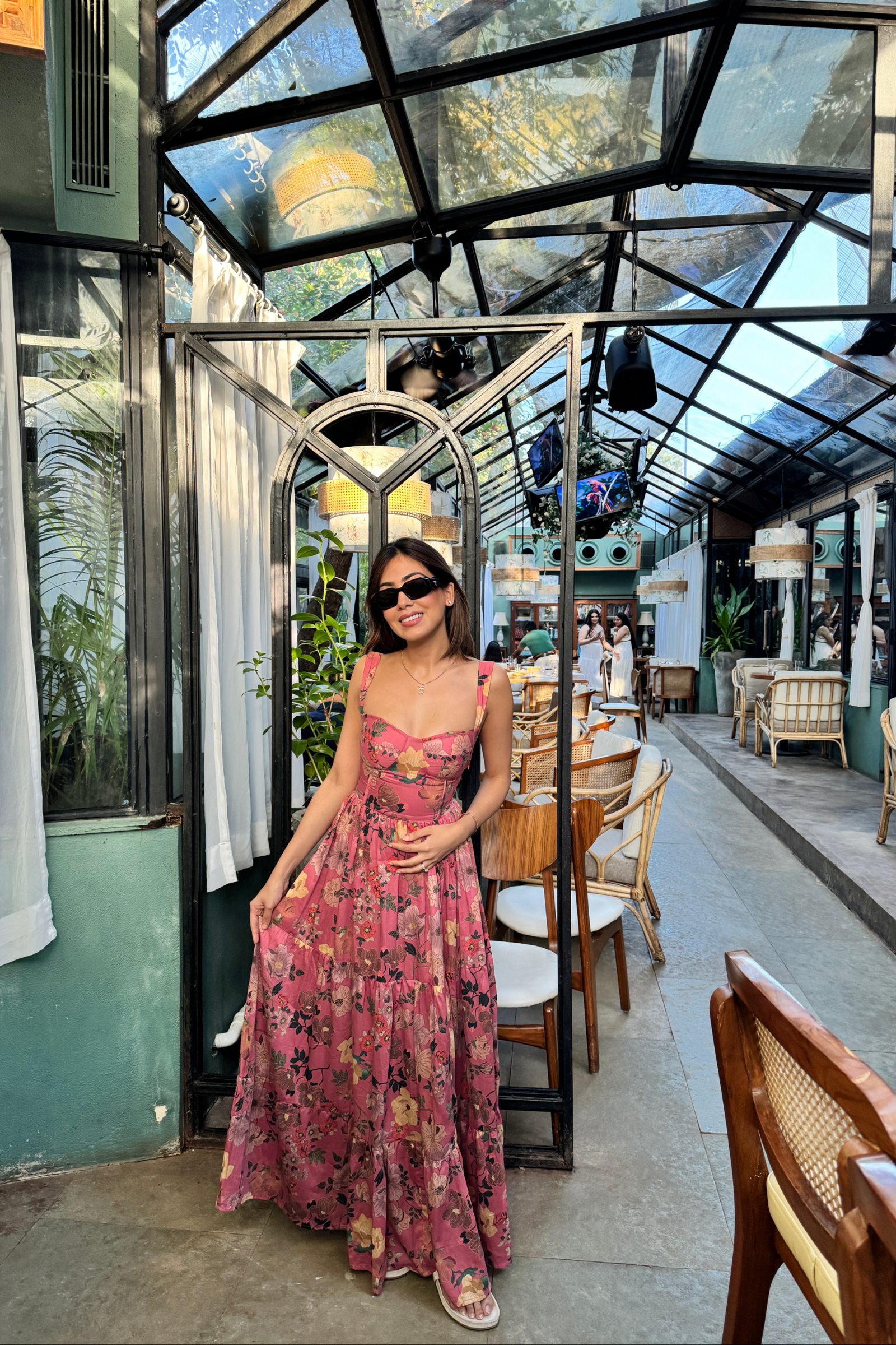 Oliver Red Bustier Maxi Sundress