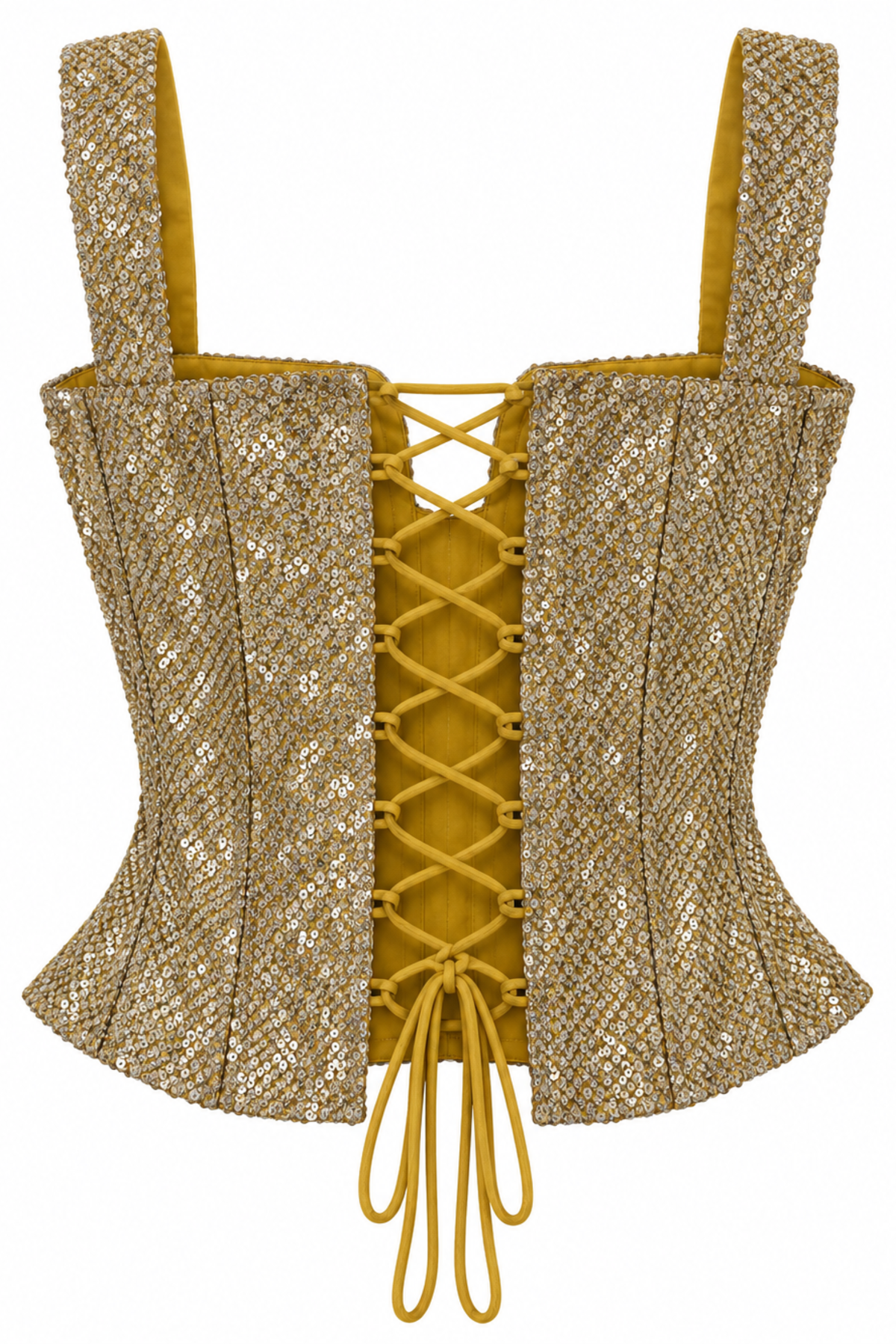 Sona Gold Embellished Corset