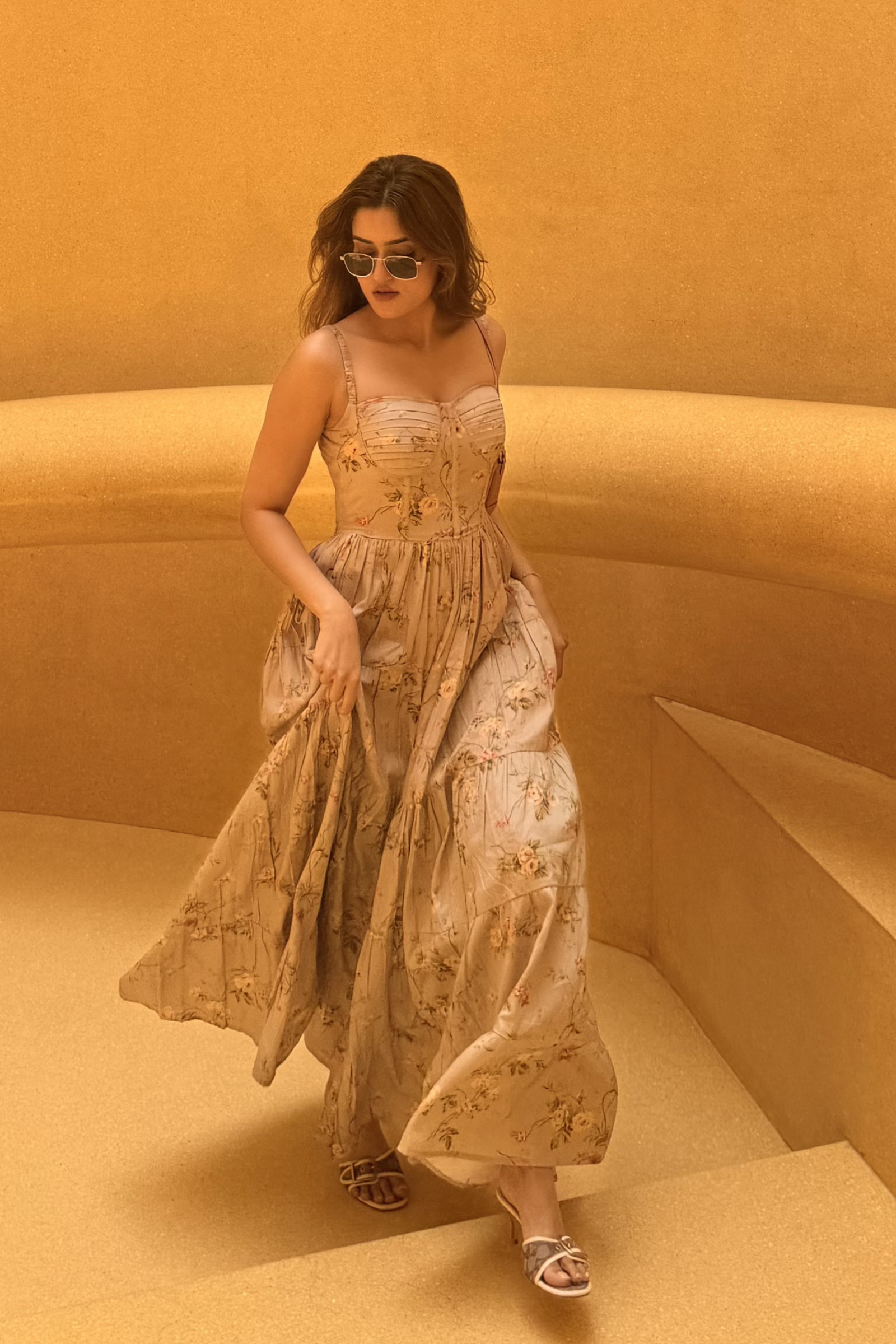 Grace Bustier Maxi Sundress