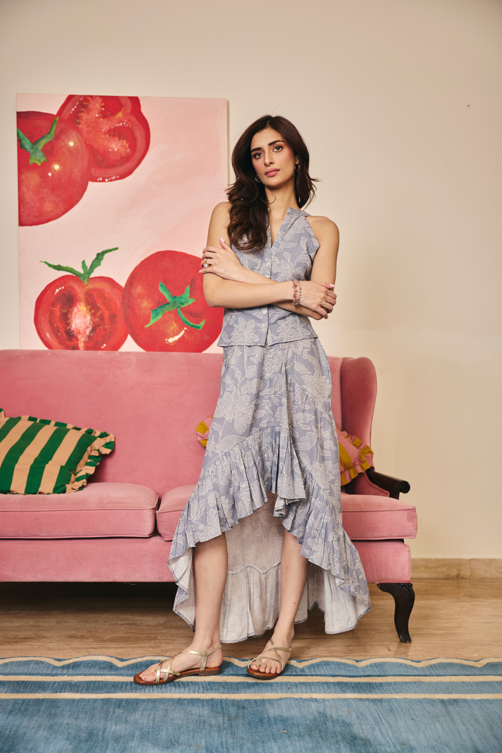 Lisbon Blue Floral Co-ord Set