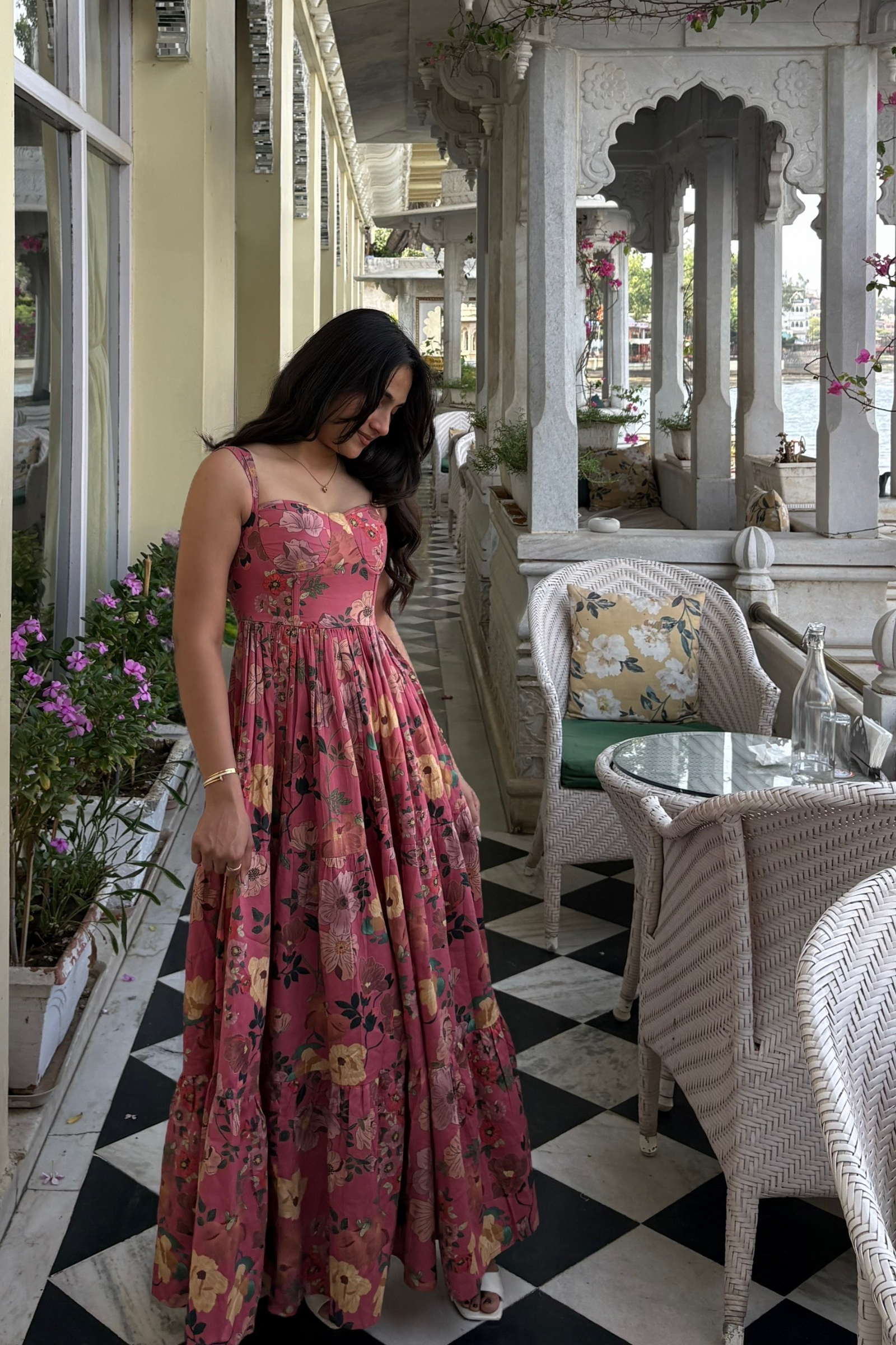 Oliver Red Bustier Maxi Sundress