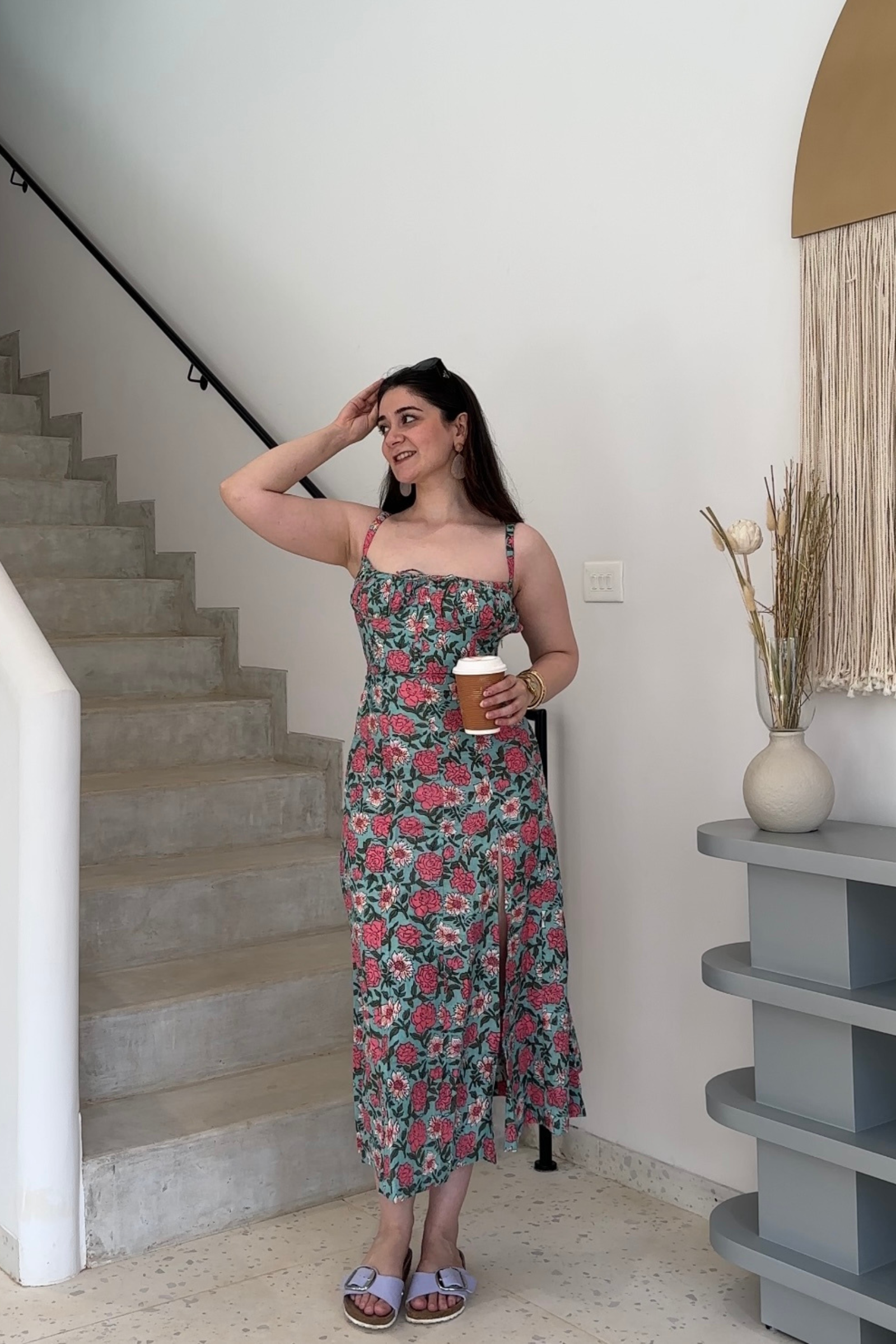 Aurora Printed Multicoloured Bustier Sundress