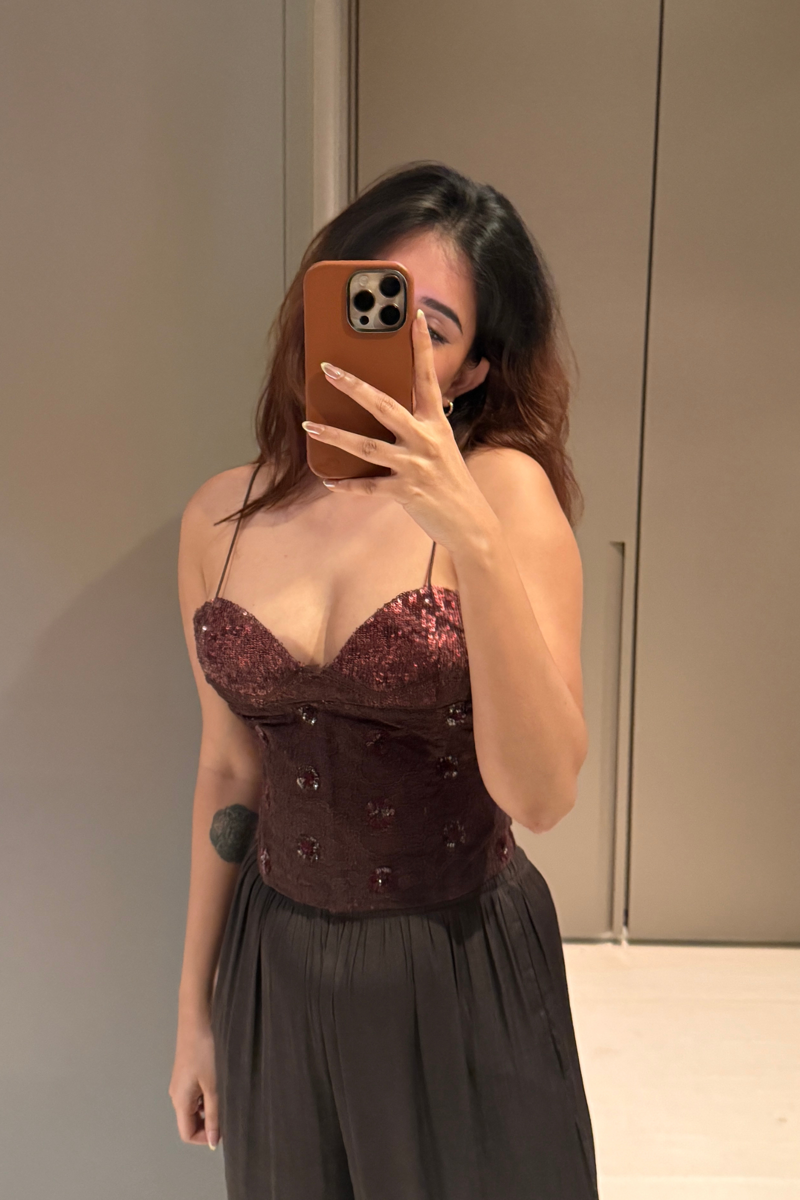 Mocha Cherry Corset
