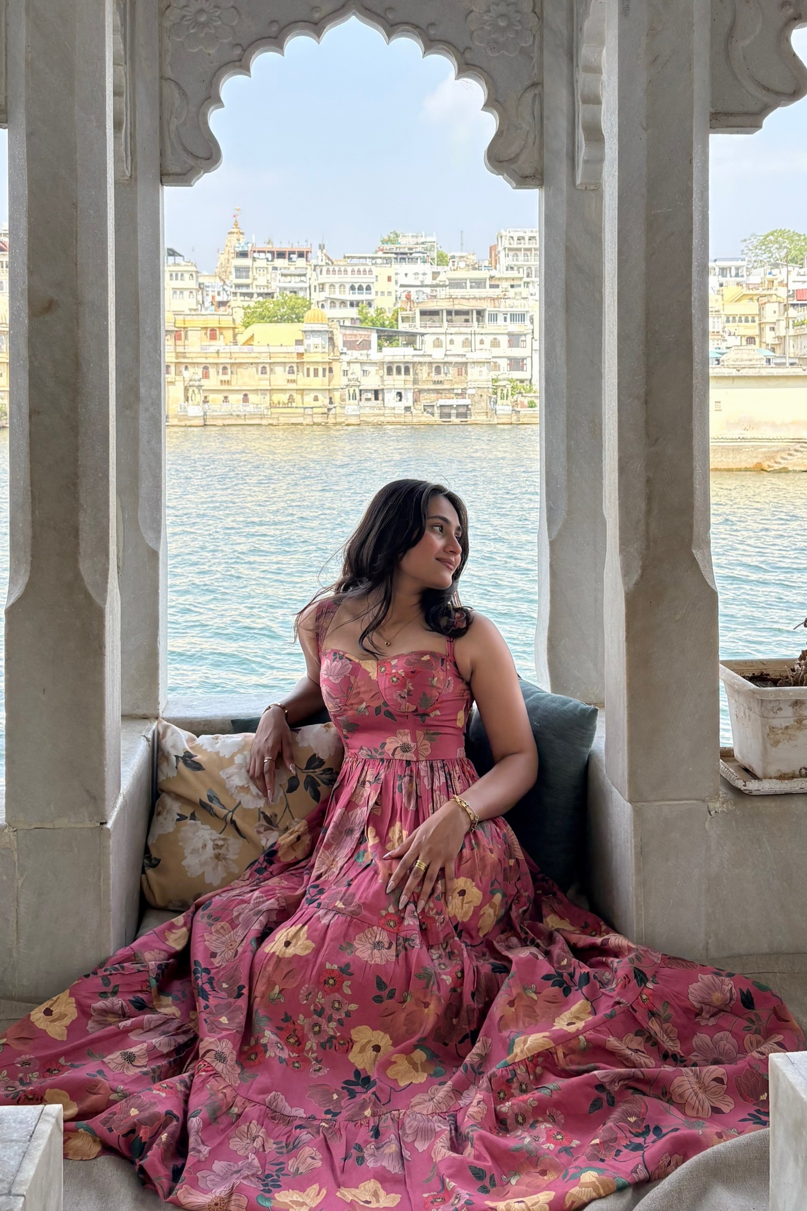 Oliver Red Bustier Maxi Sundress