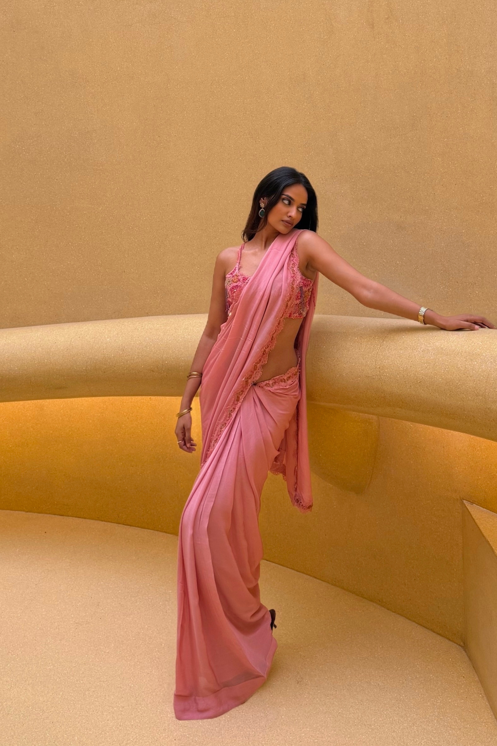 Sundown Somewhere Saree