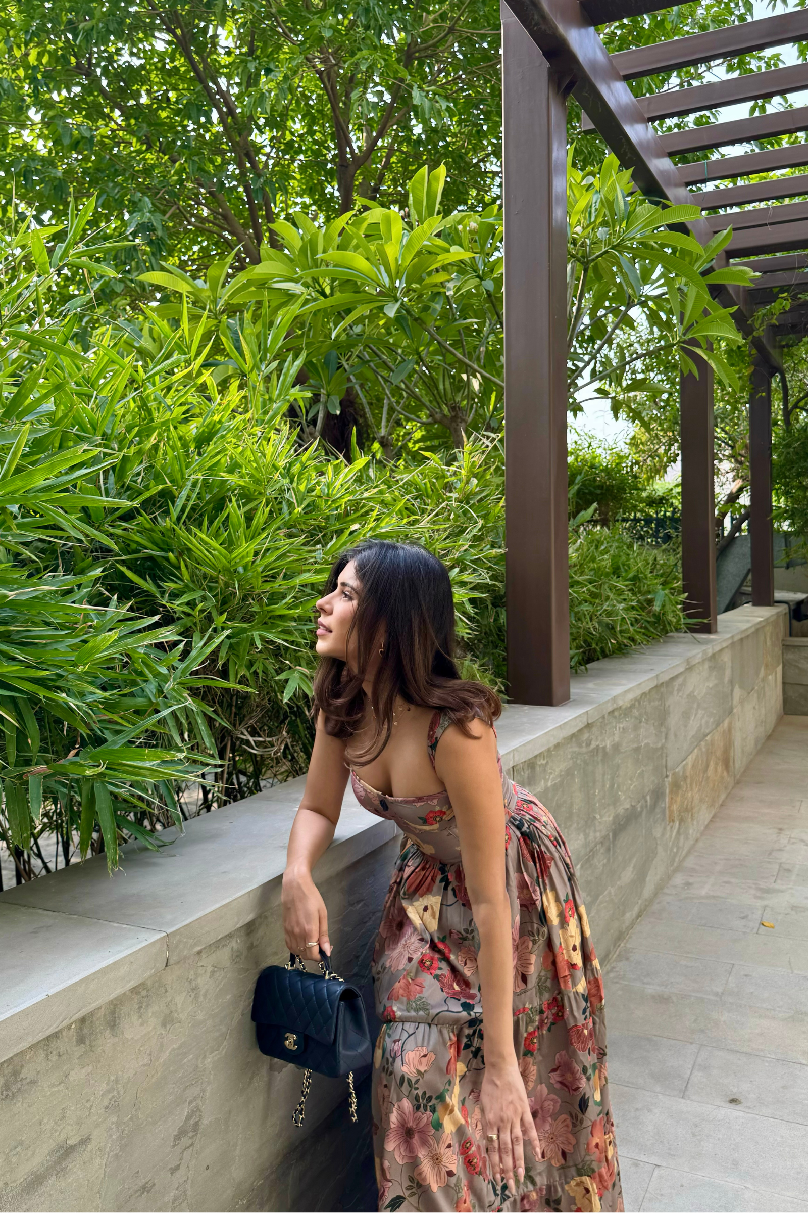 Georgia Floral Bustier Maxi Sundress