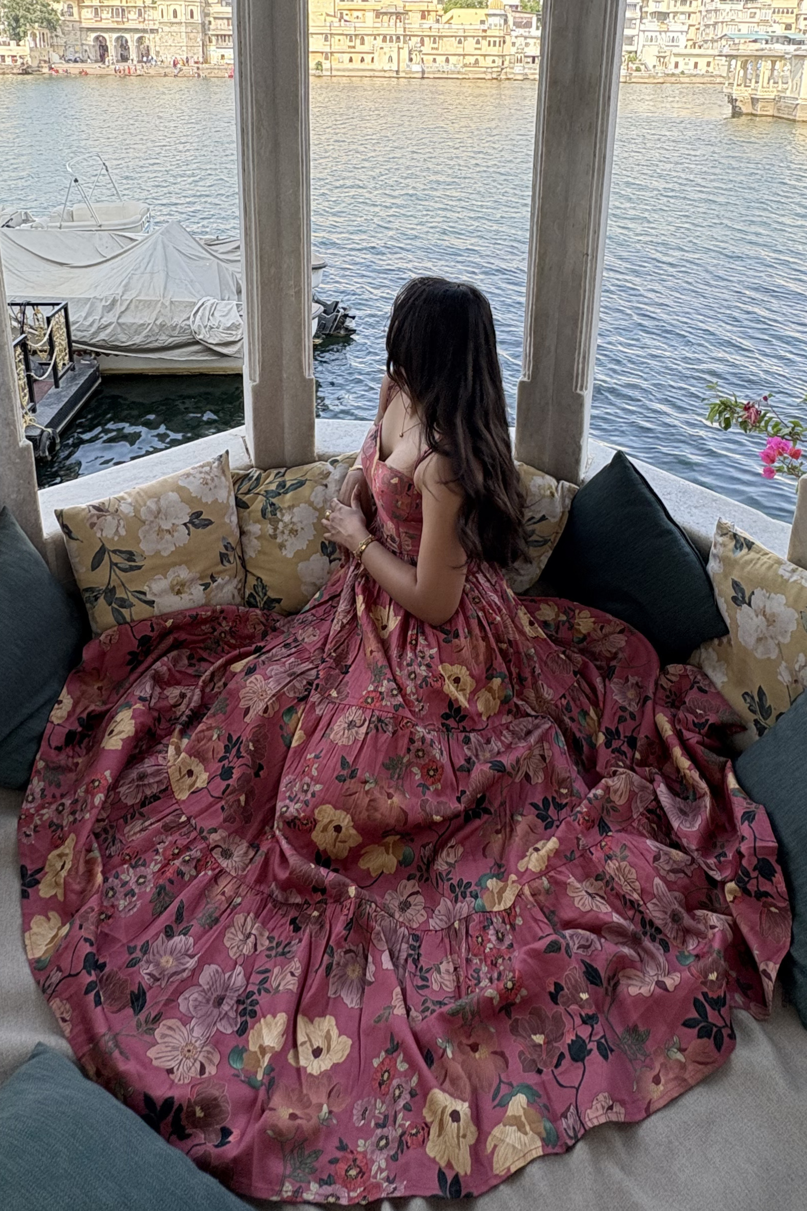 Oliver Red Bustier Maxi Sundress