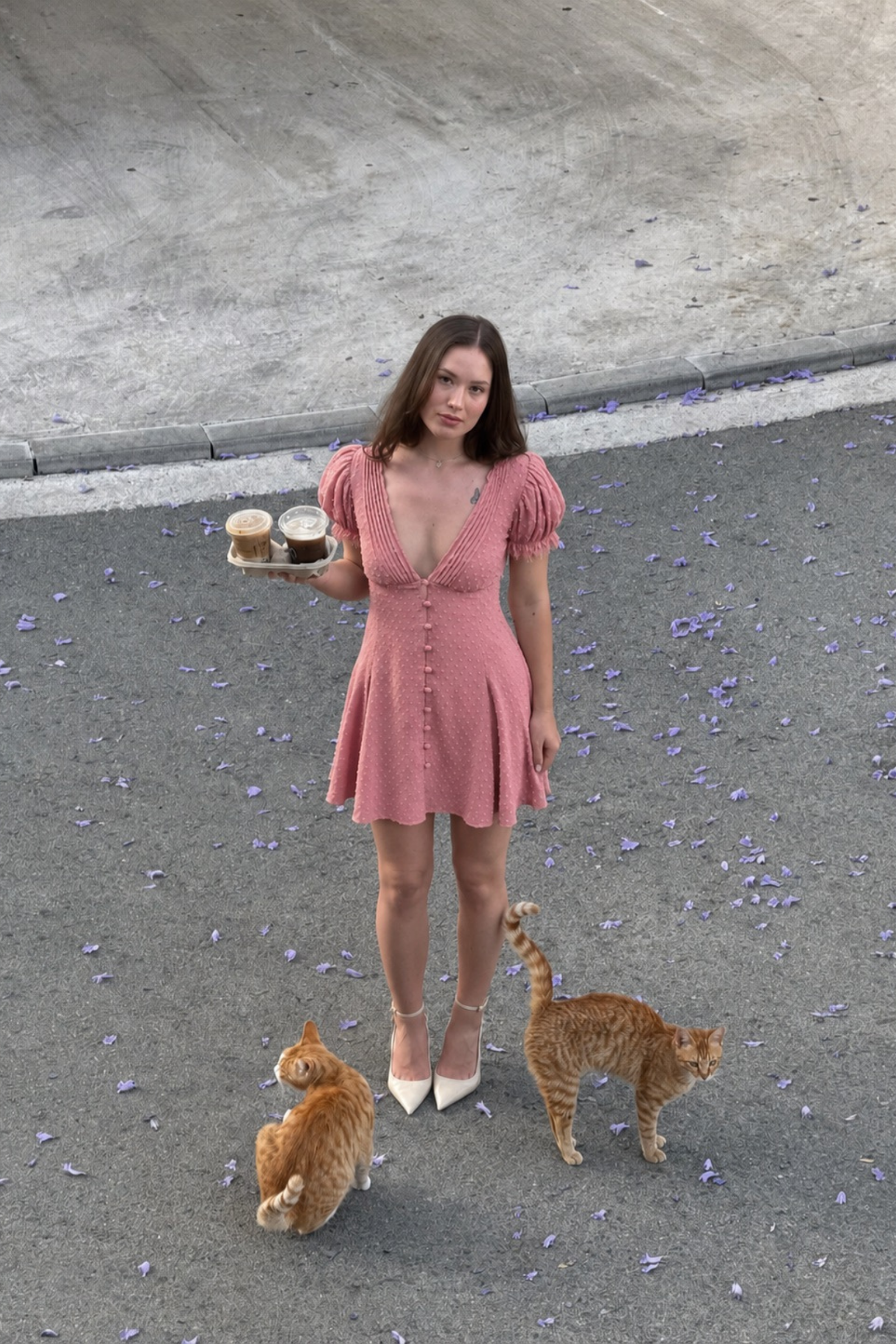 Cotswolds Pink Mini Dress