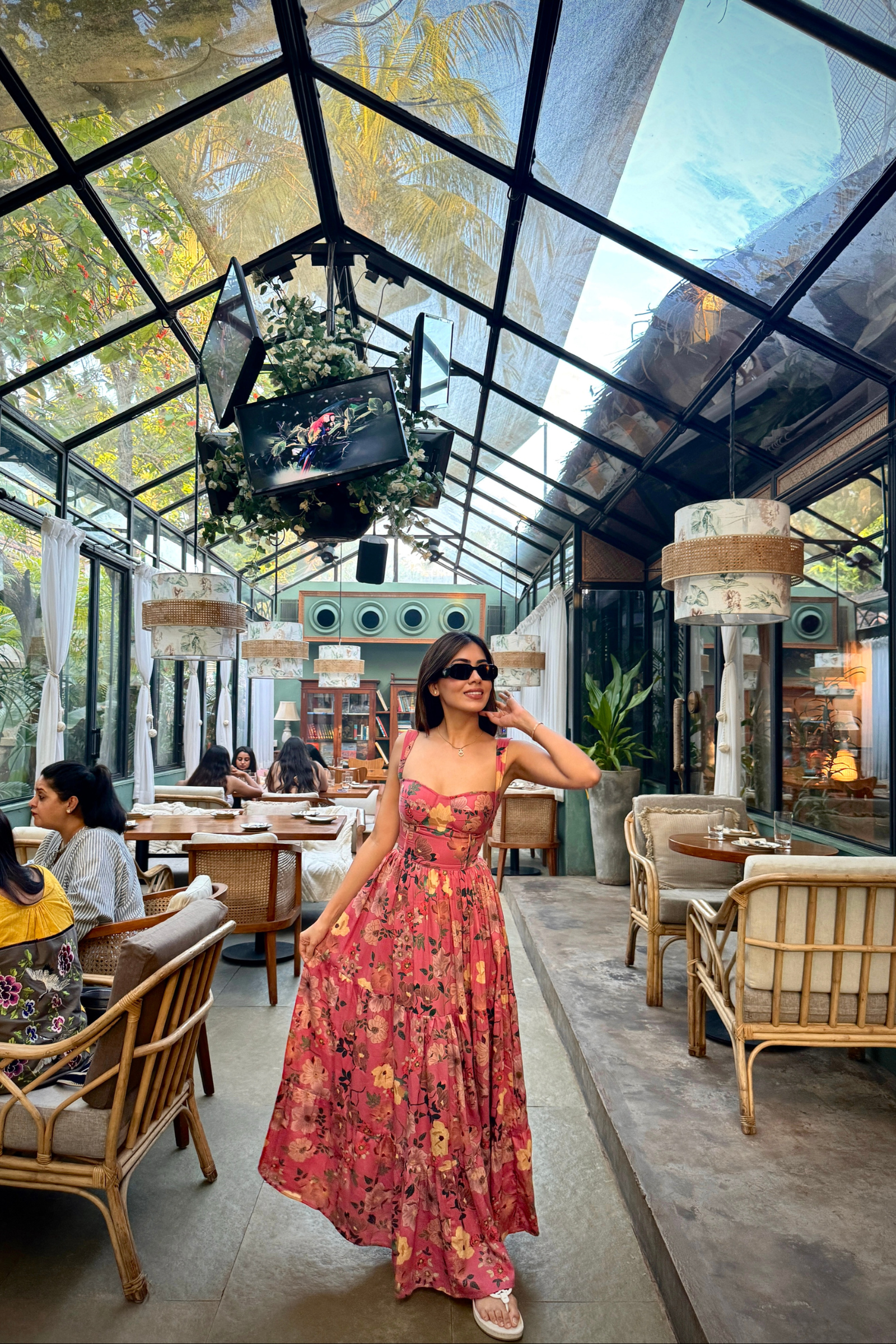 Oliver Red Bustier Maxi Sundress