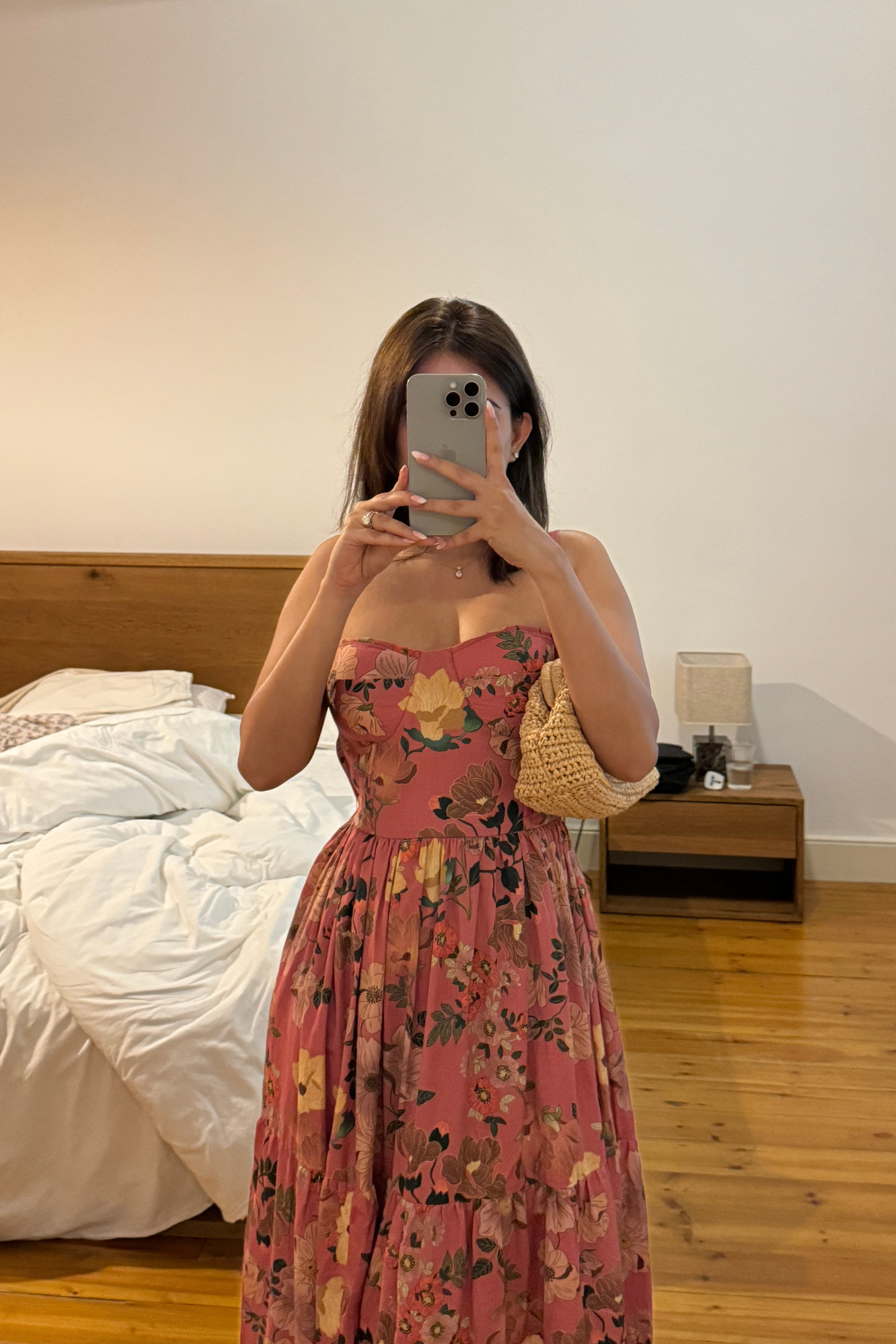 Oliver Red Bustier Maxi Sundress