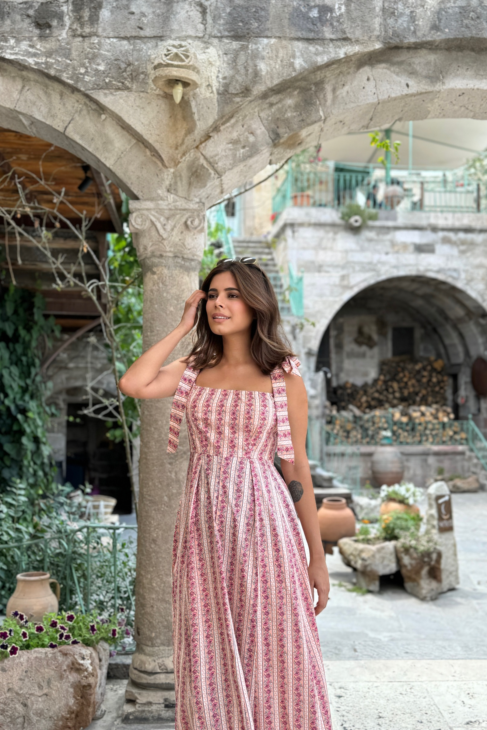 Lennon Printed Maxi Sundress