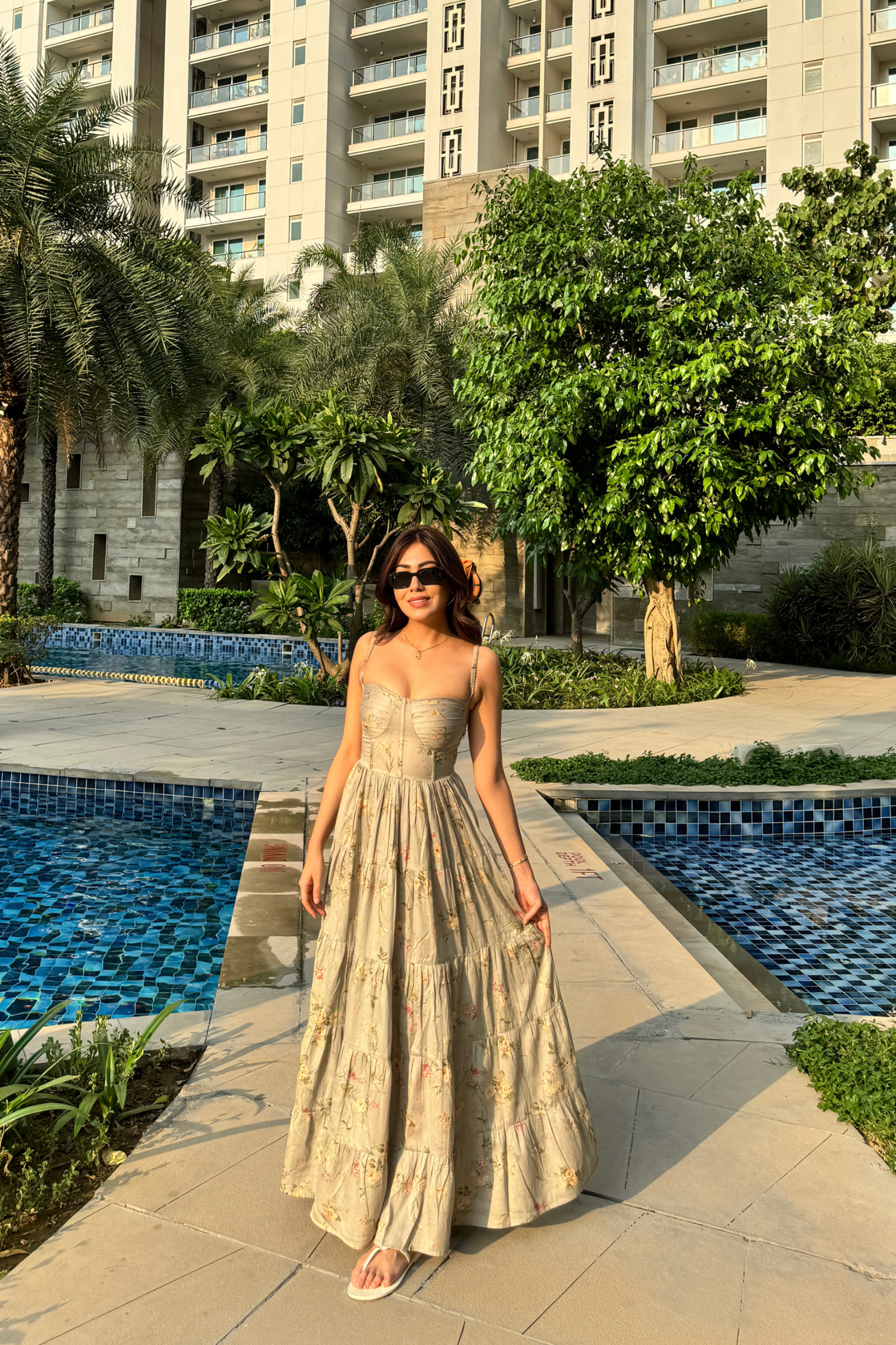 Grace Bustier Maxi Sundress