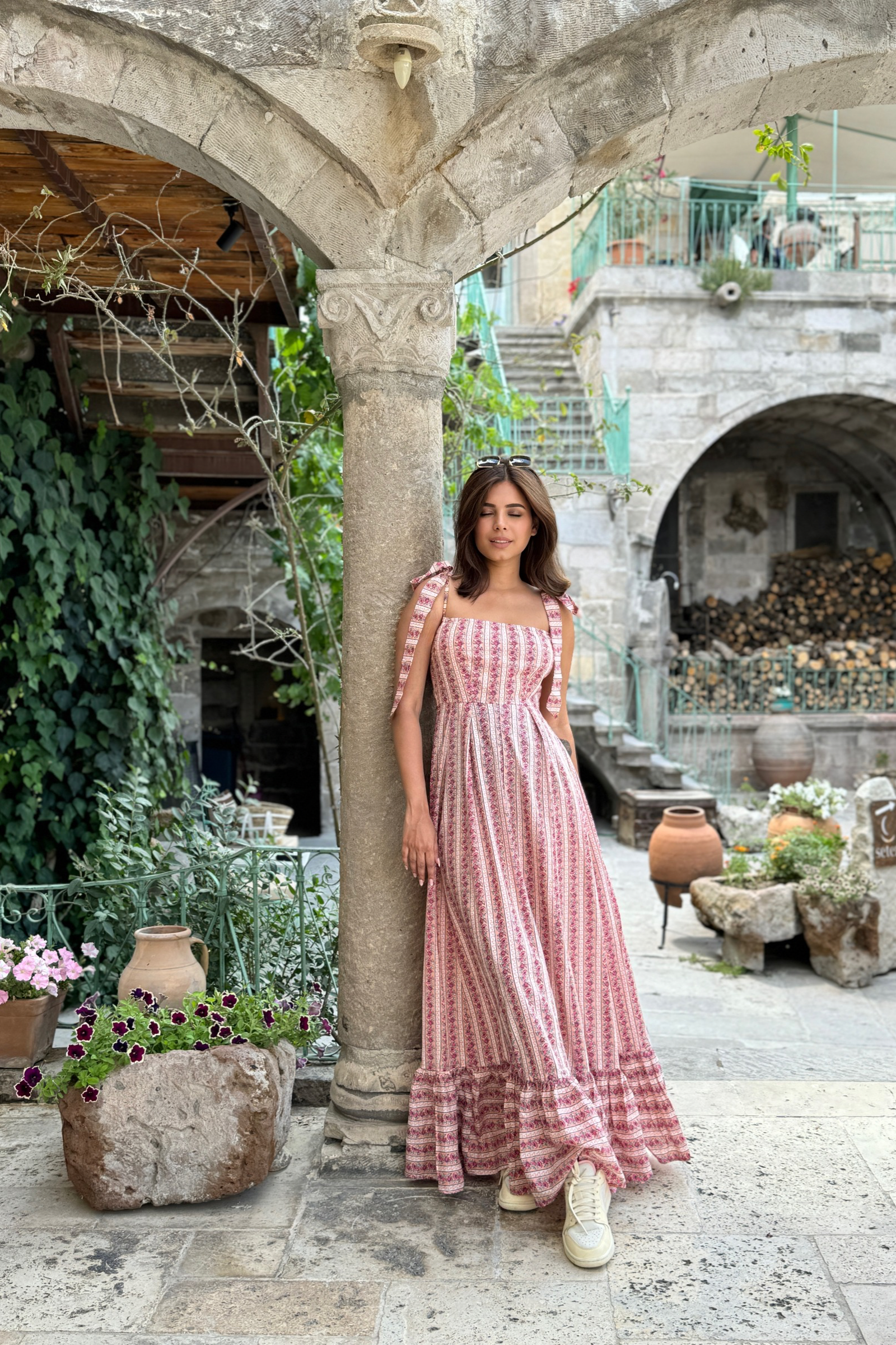 Lennon Printed Maxi Sundress