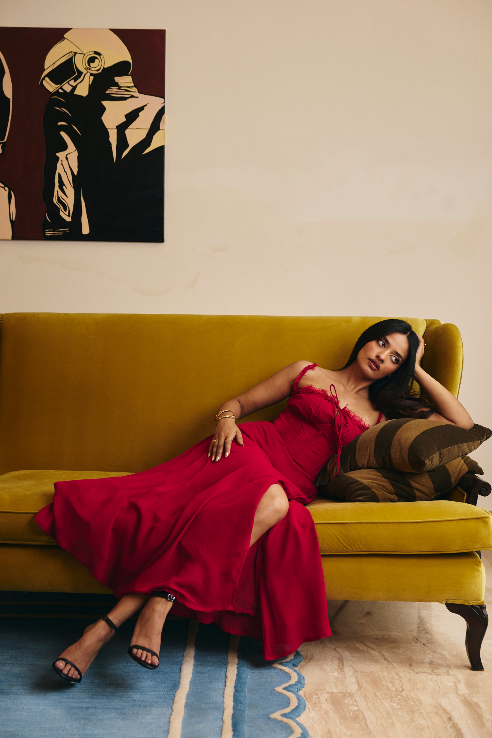 Casablanca red corset dress