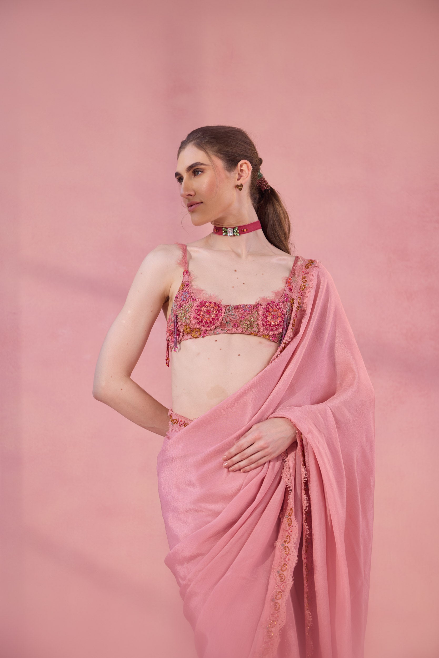 Sundown Somewhere Saree