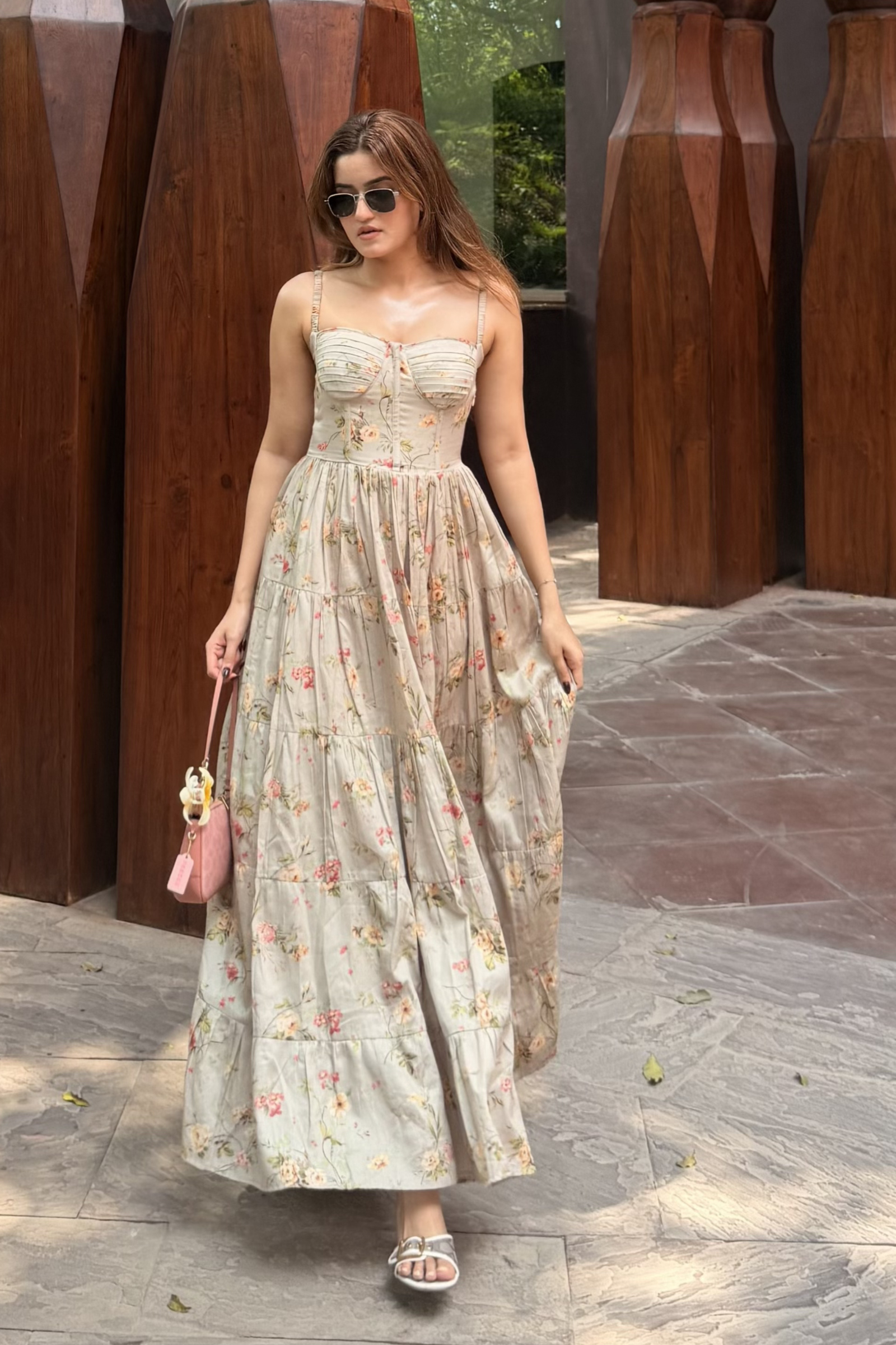 Grace Bustier Maxi Sundress