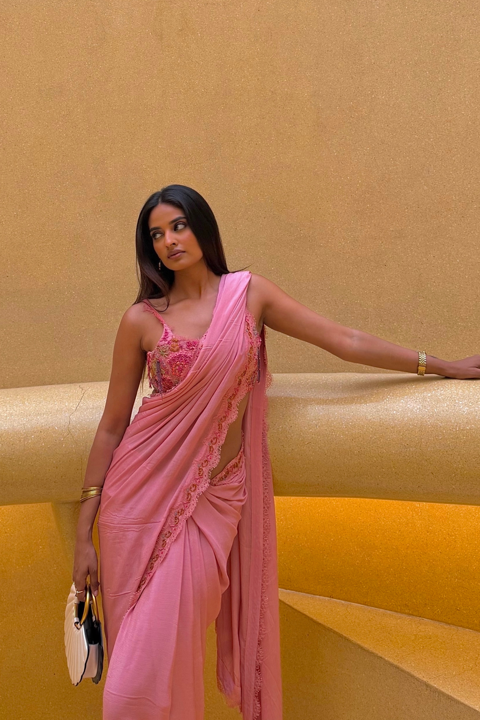 Sundown Somewhere Saree