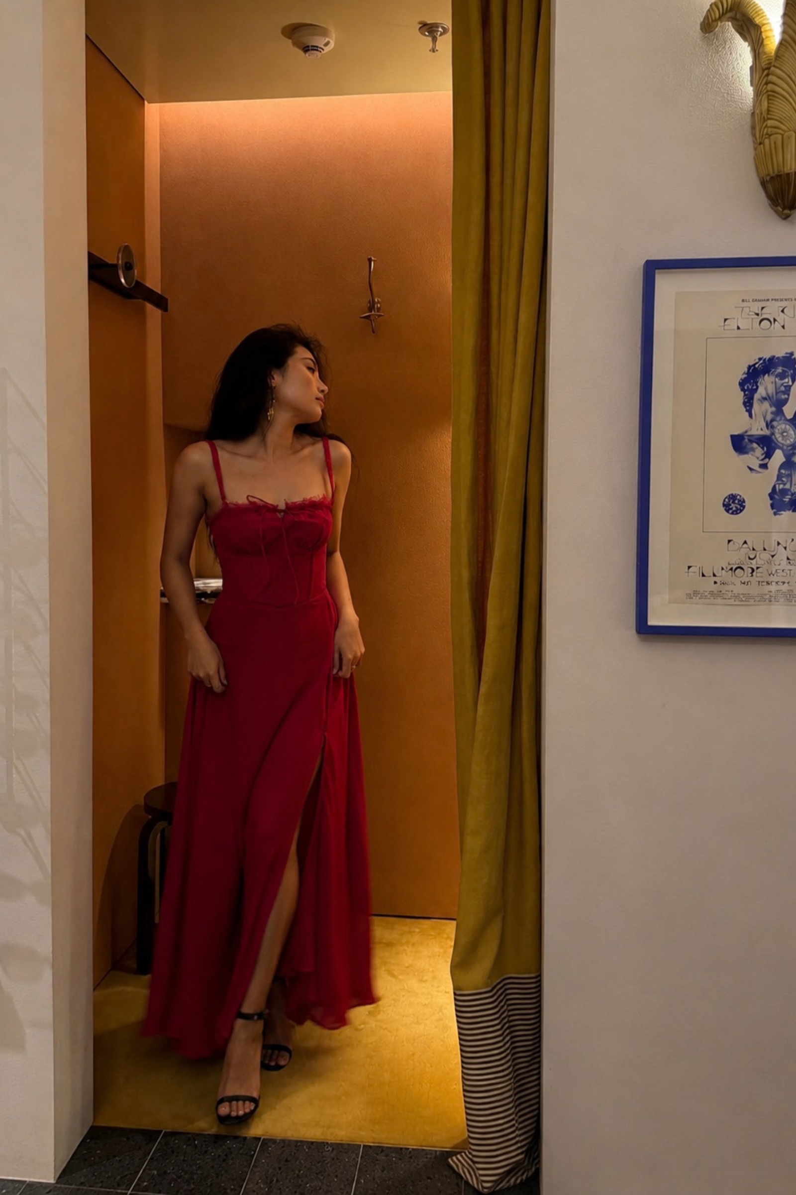 Casablanca red corset dress
