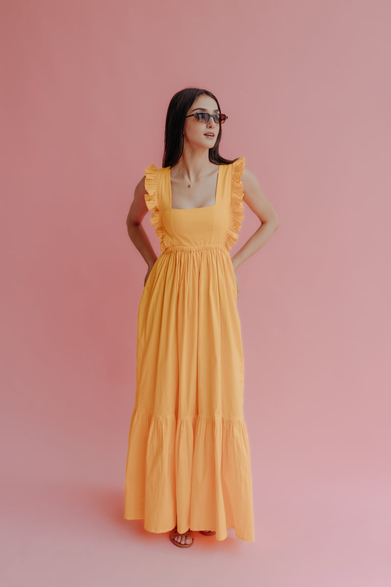 Juno Ruffle Maxi Dress
