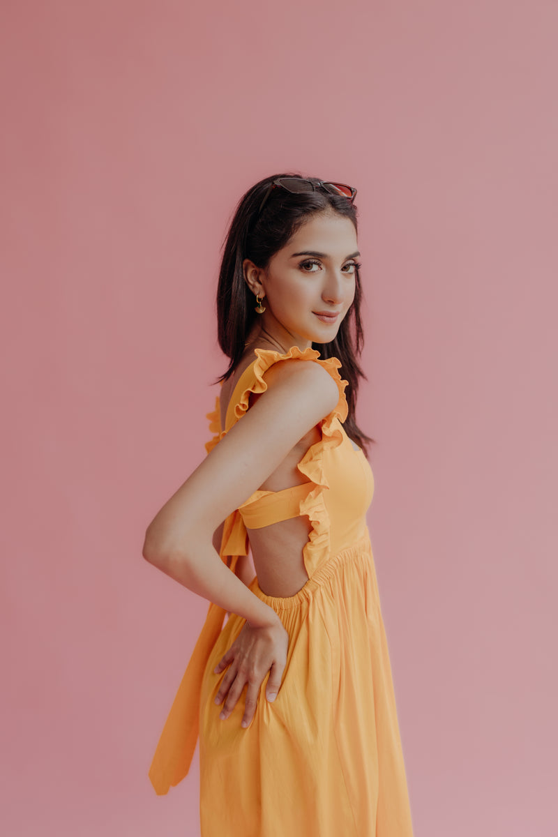 Juno Ruffle Maxi Dress