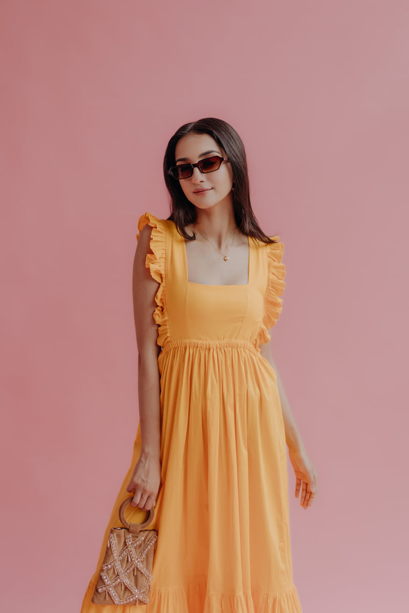 Juno Ruffle Maxi Dress