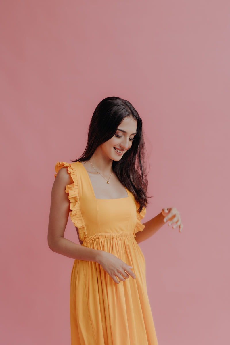 Juno Ruffle Maxi Dress