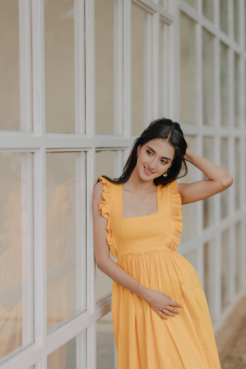 Juno Ruffle Maxi Dress