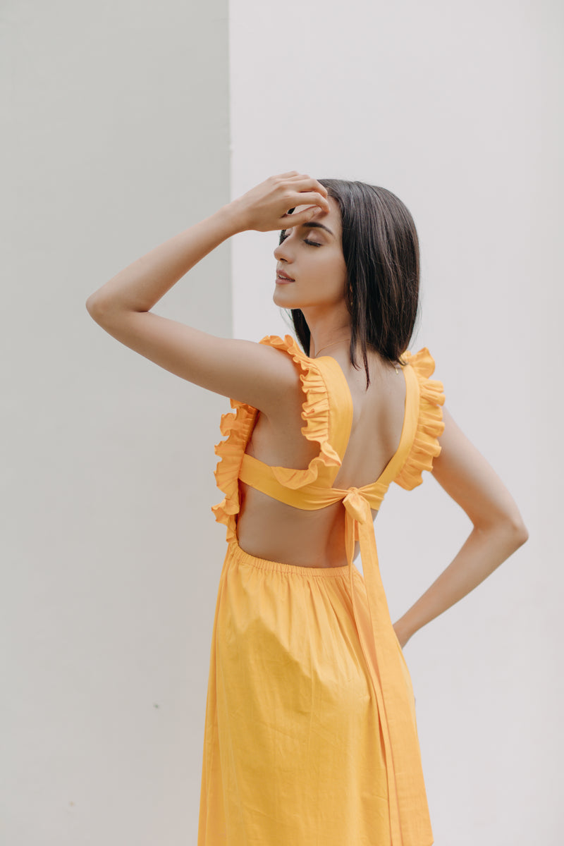Juno Ruffle Maxi Dress