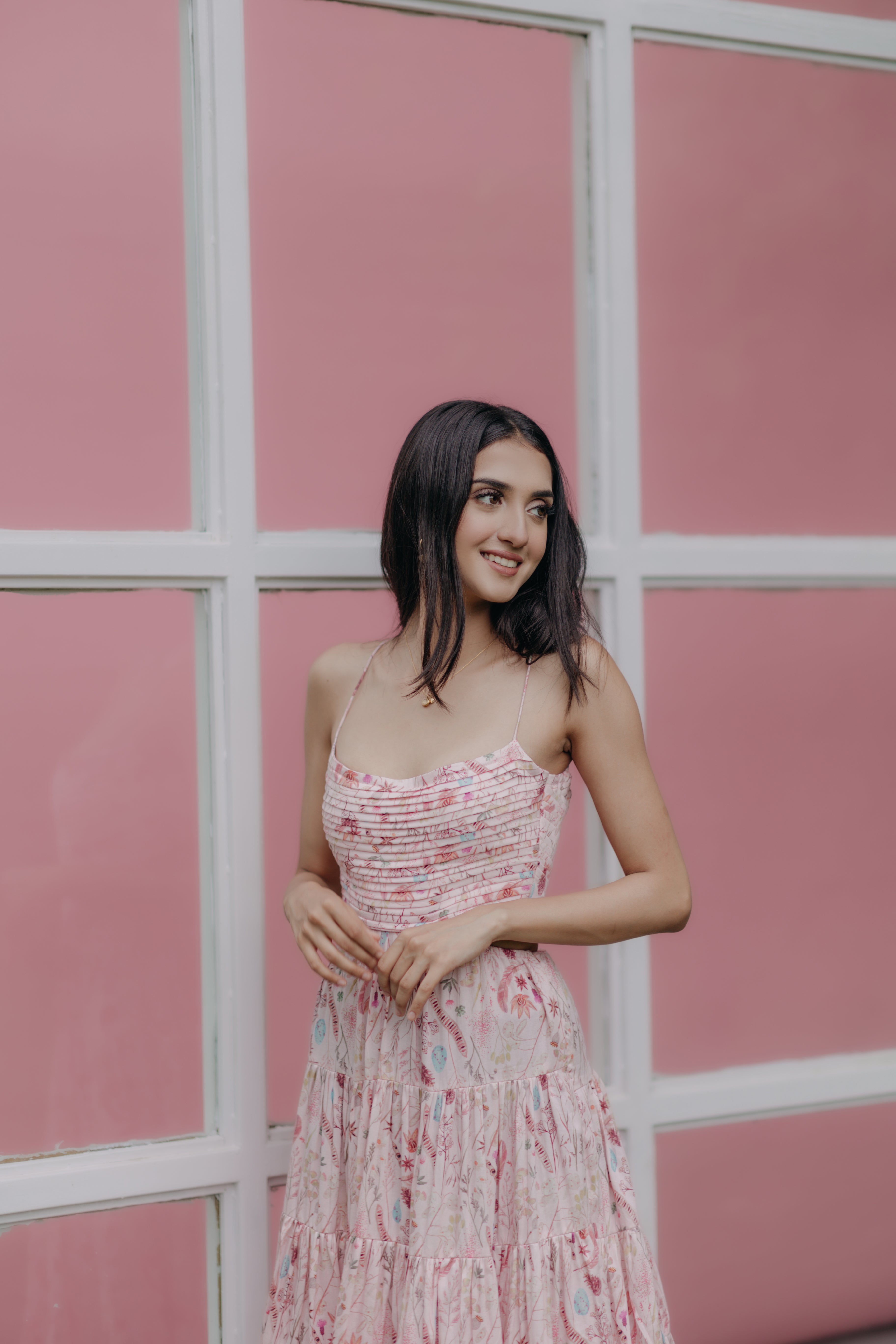 Thalassa Pleated Maxi Dress