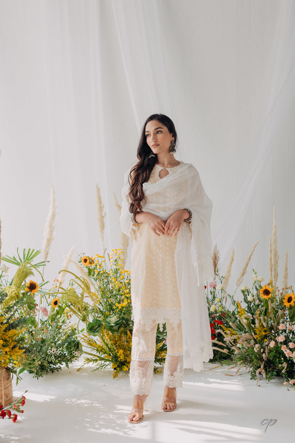 Maria Mulmul Kurta Set of 2
