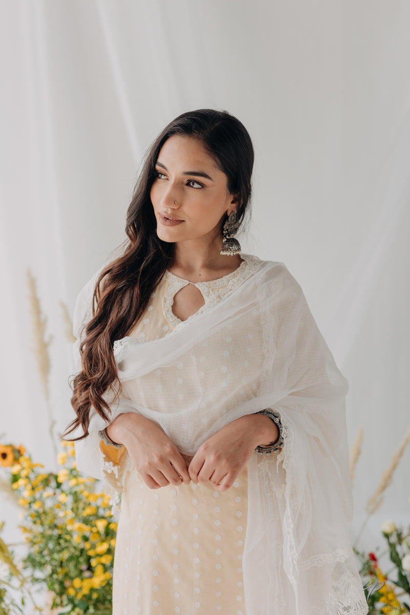 Maria Mulmul Kurta Set of 3