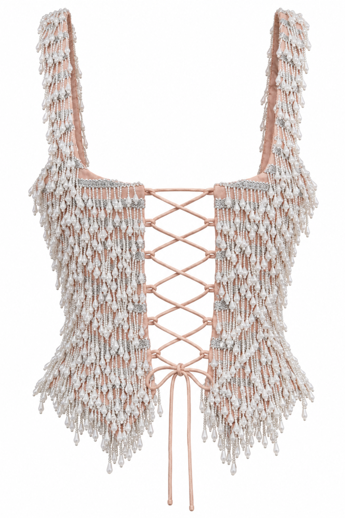 Chandni Pearl Drop Embellished Corset