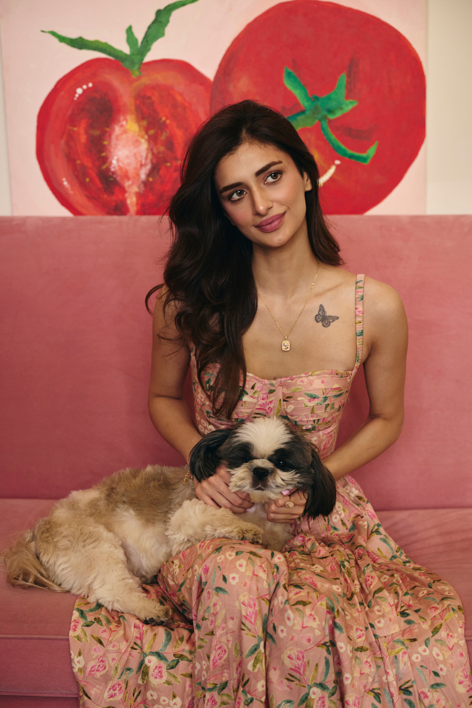 Jaipur Pink Floral Maxi Dress