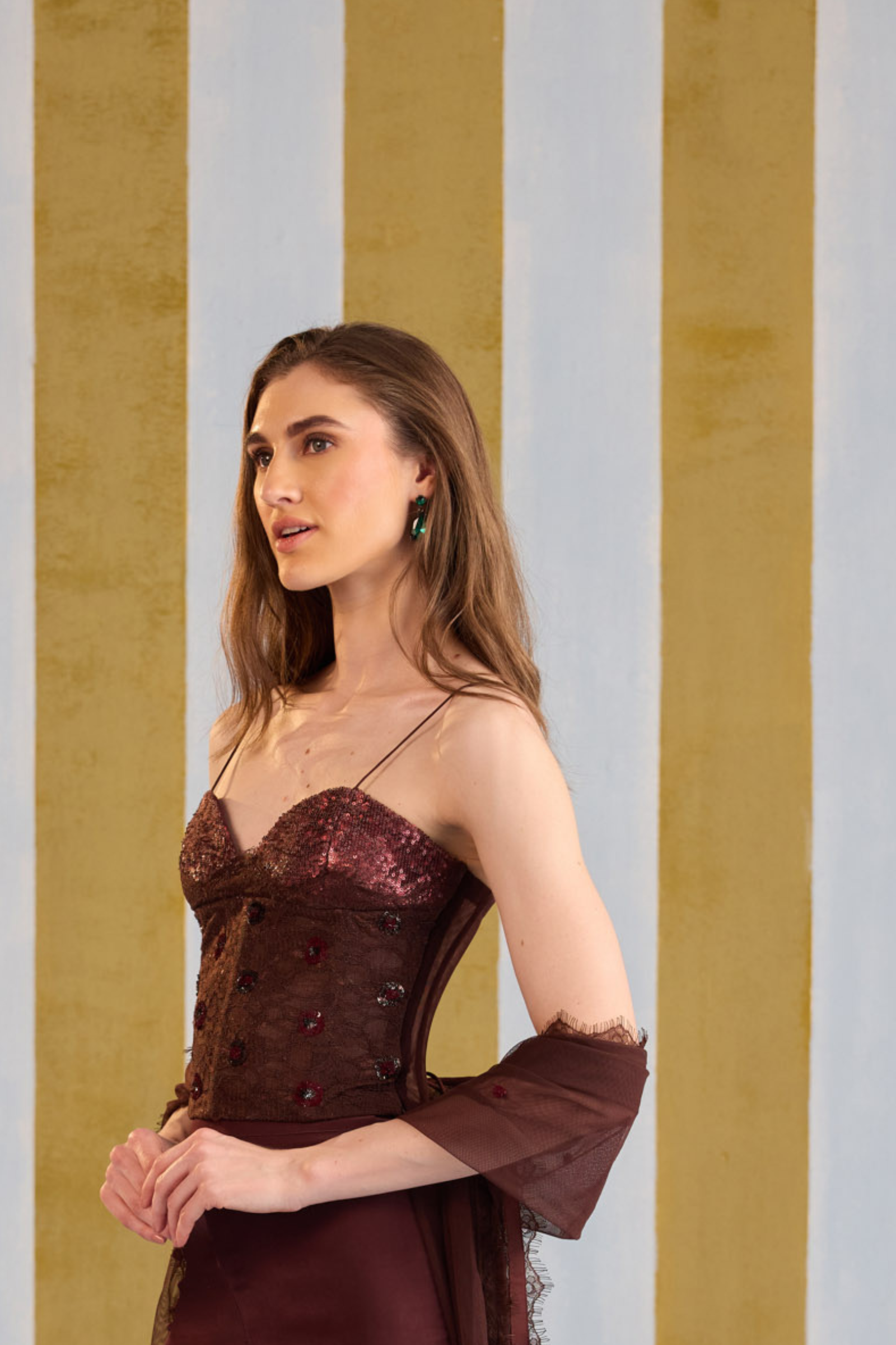 Mocha Cherry Corset