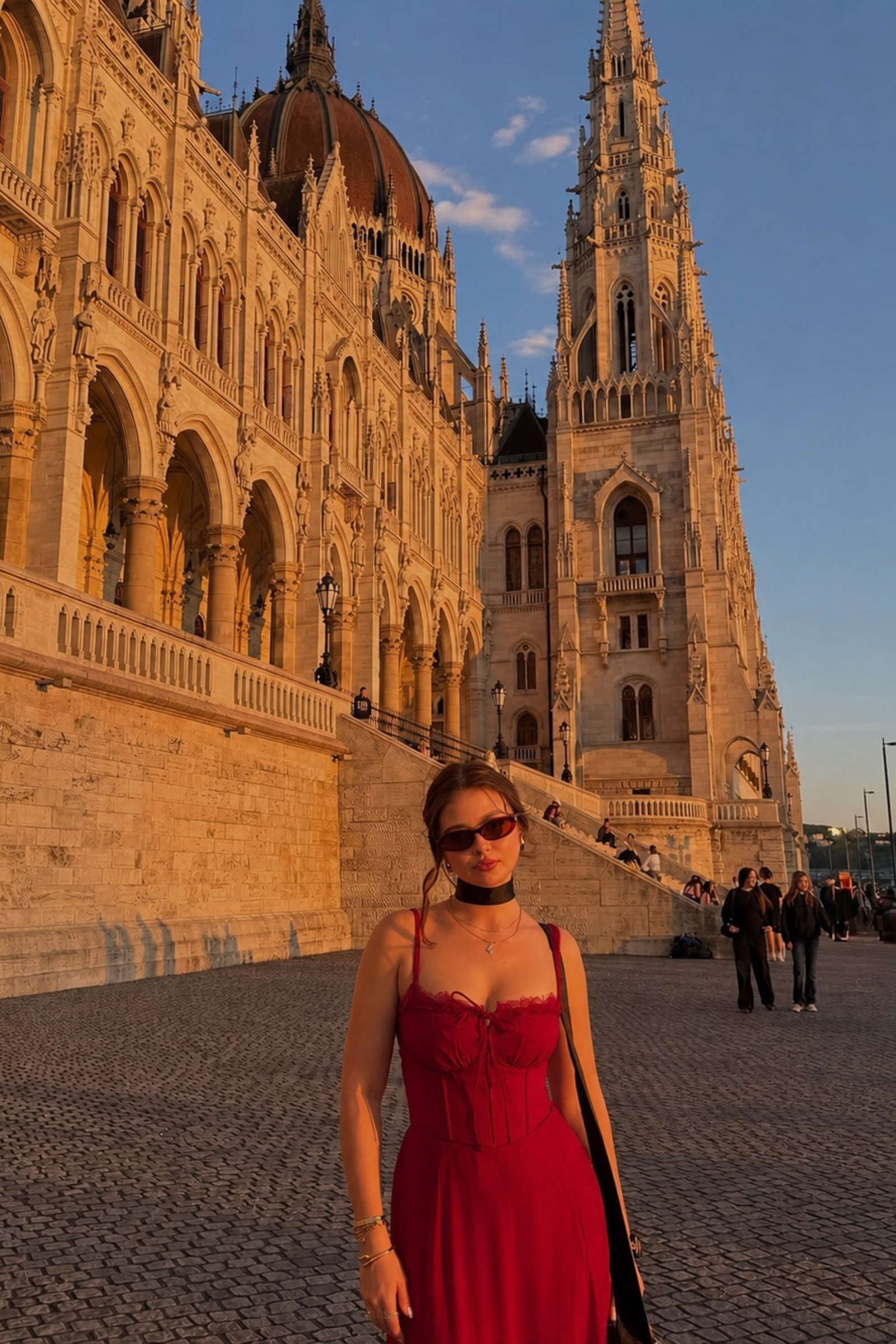 Casablanca red corset dress