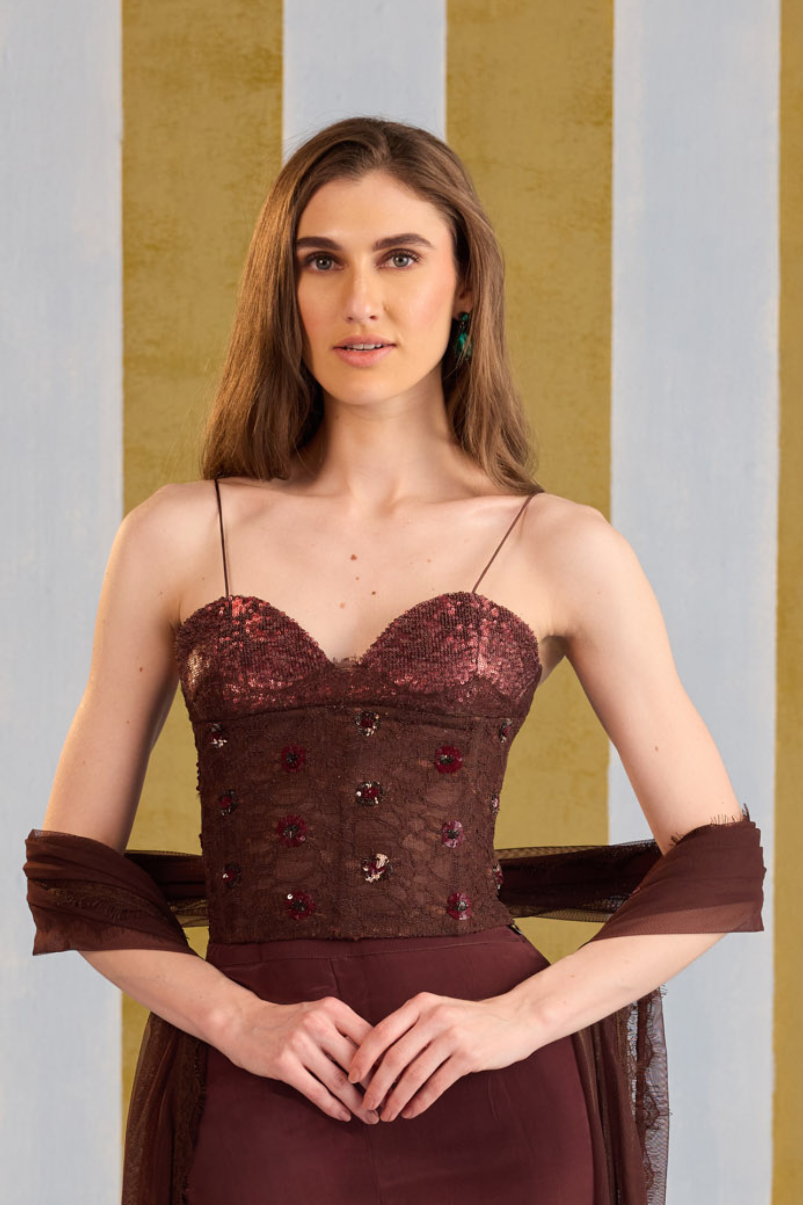 Mocha Cherry Corset
