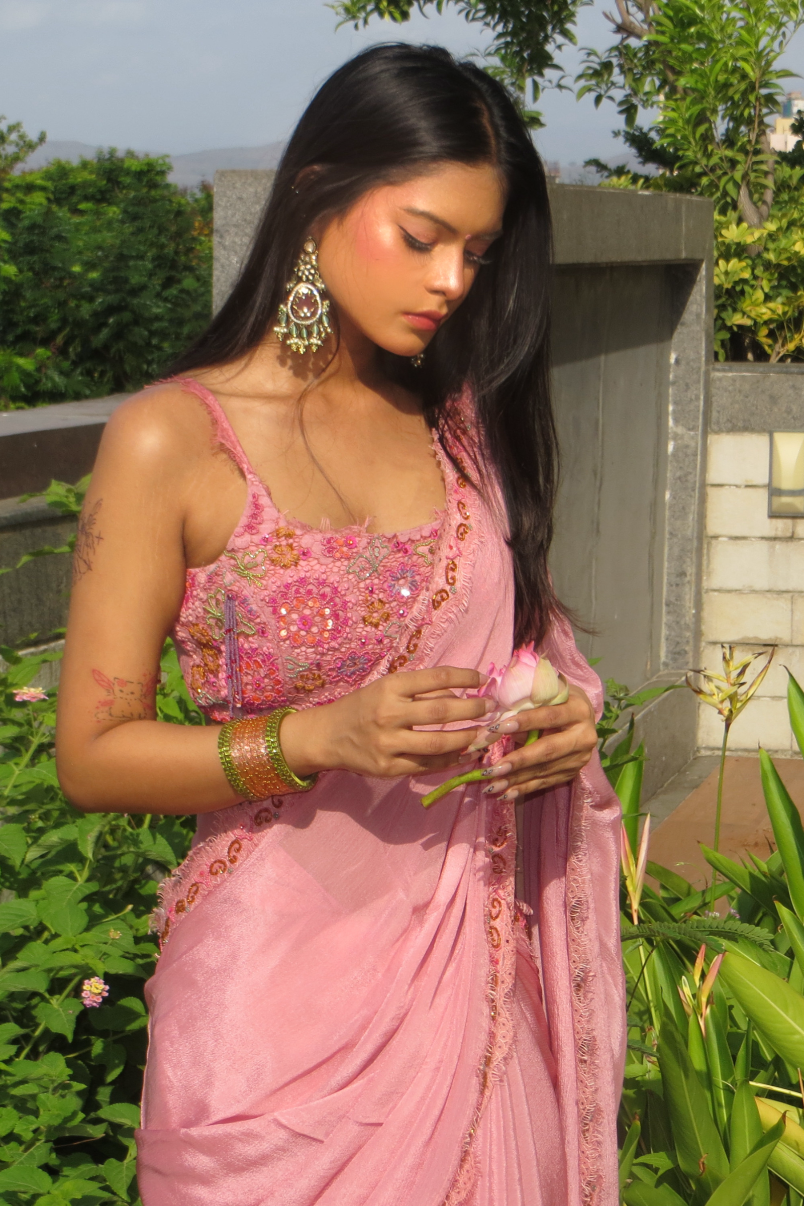 Sundown Somewhere Saree