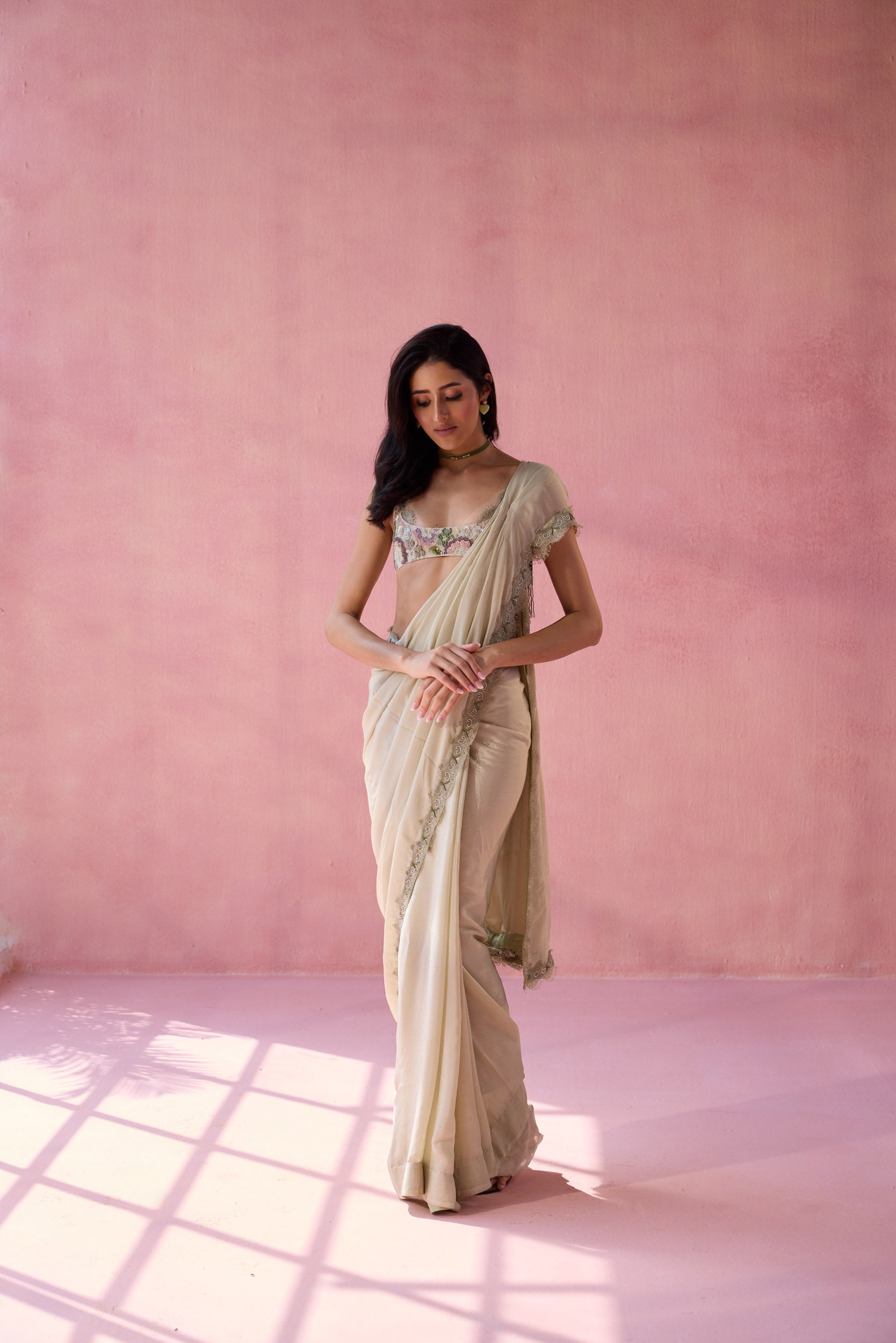 Pear Meadow Saree