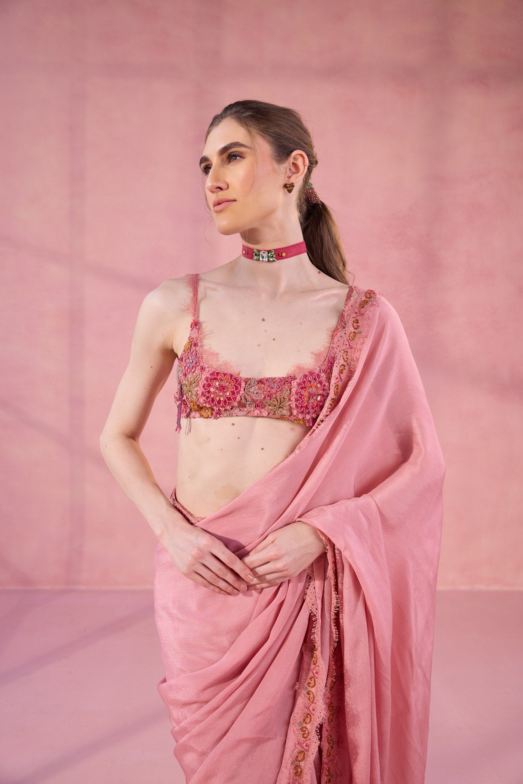 Sundown Somewhere Saree