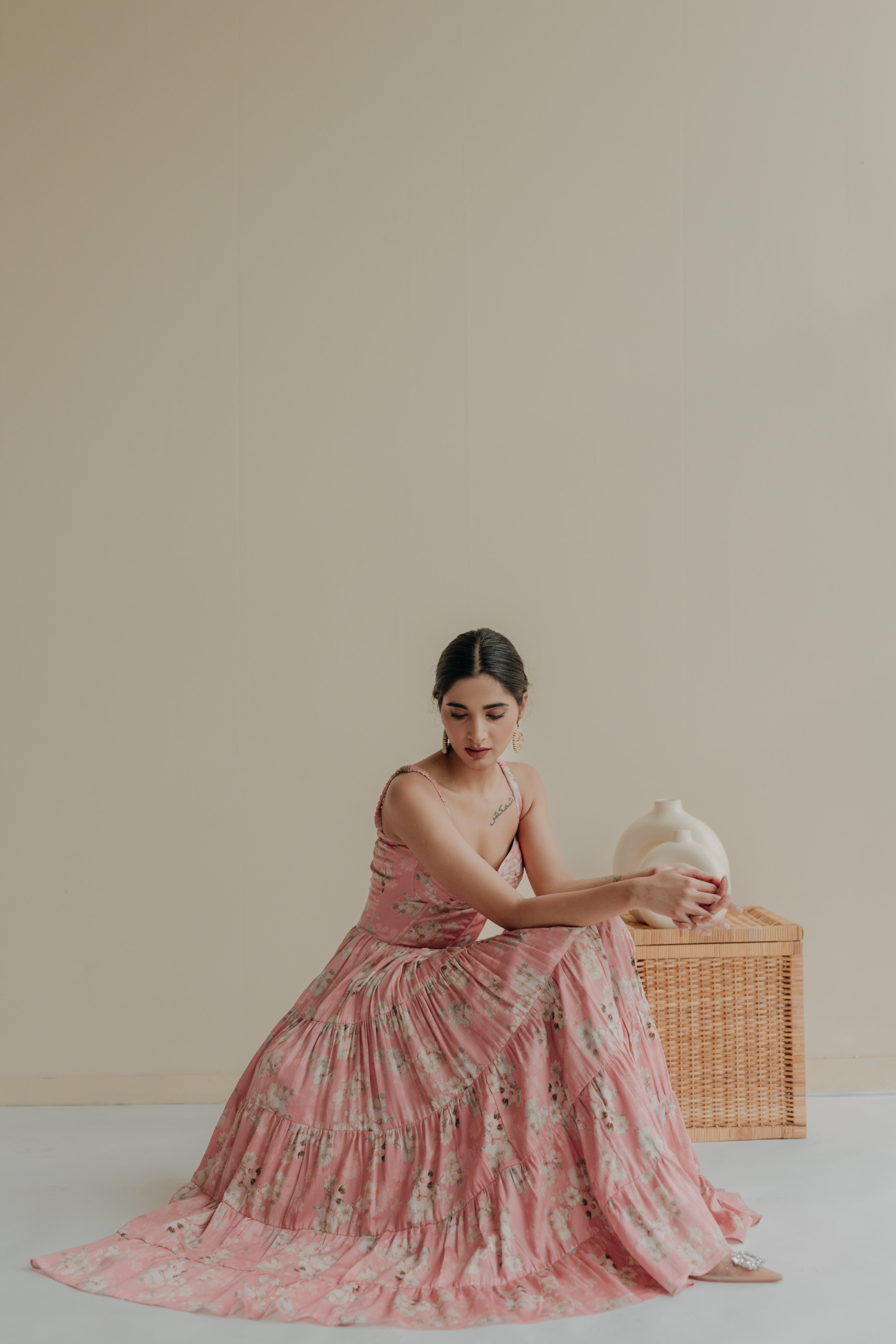 Velouria Bustier Maxi Sundress