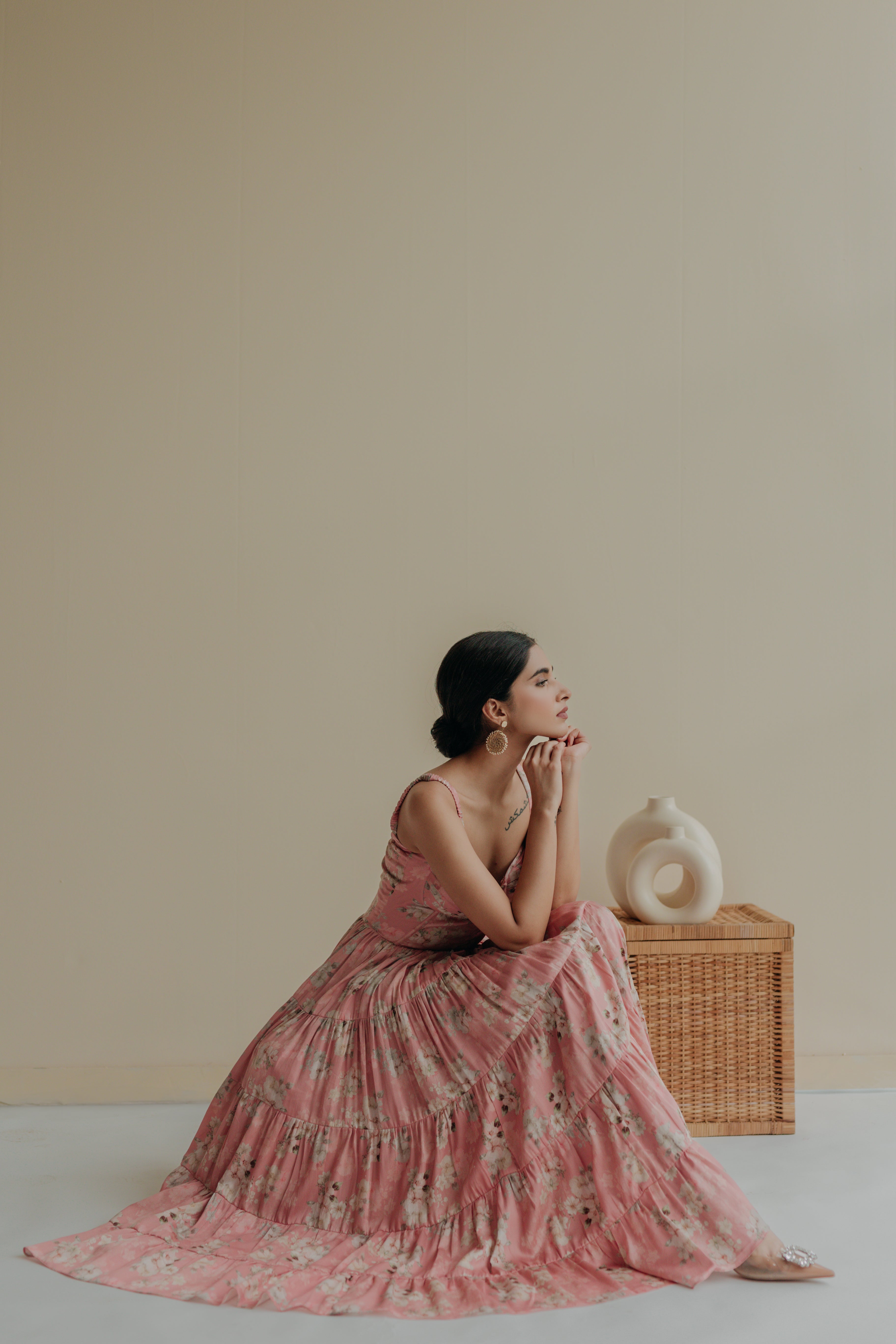Velouria Bustier Maxi Sundress