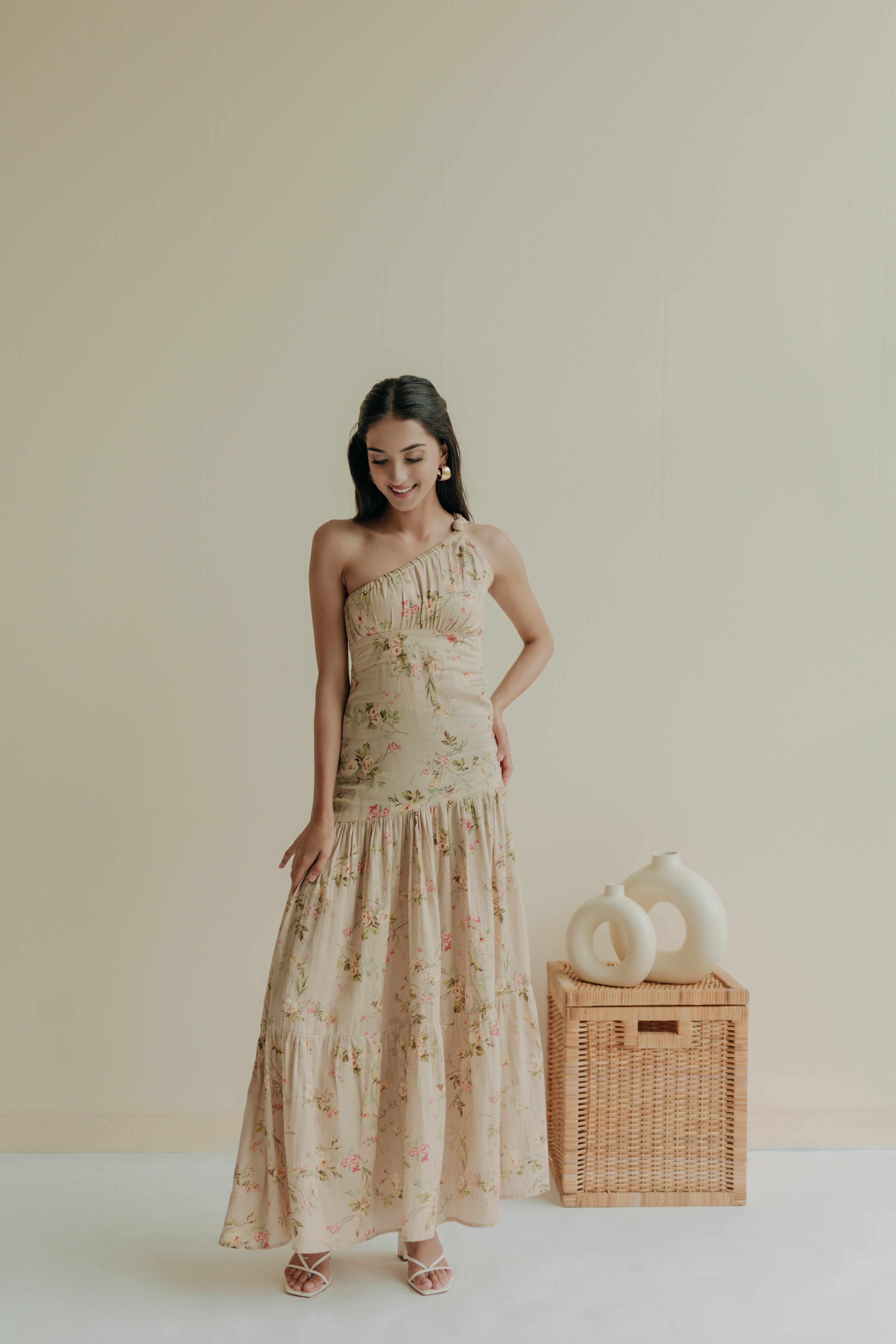 Elysian One Shoulder Maxi Dress
