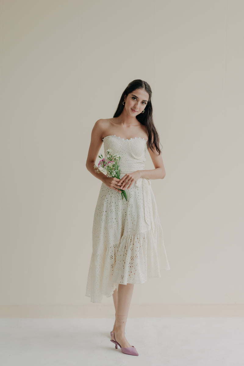Ophelia Corset Midi Dress