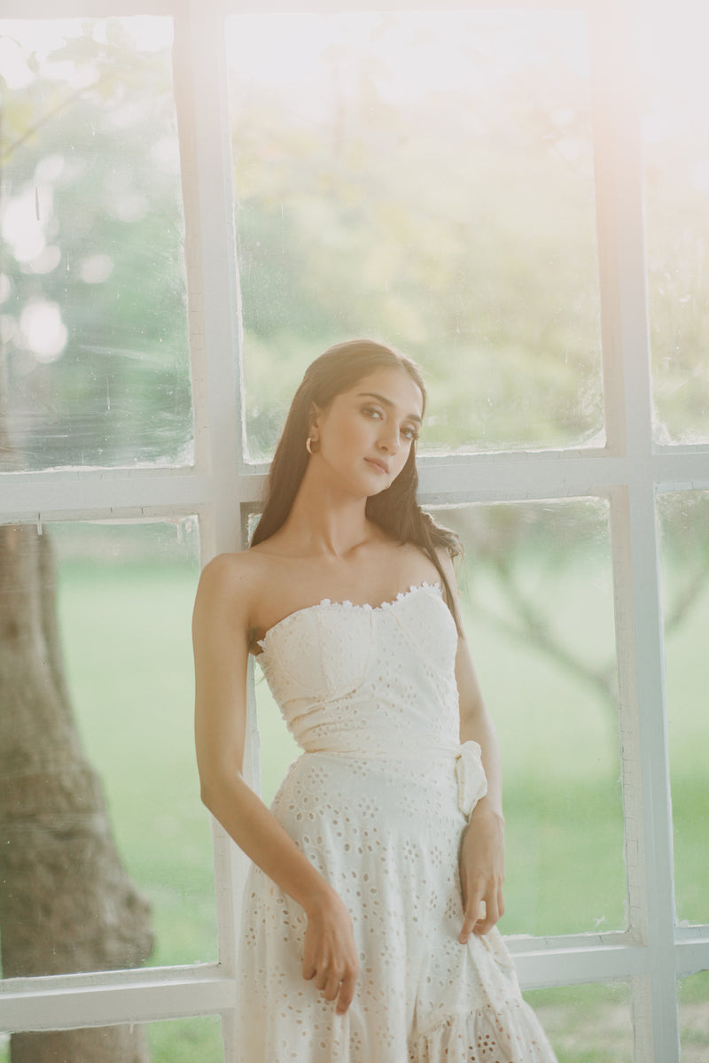 Ophelia Corset Midi Dress