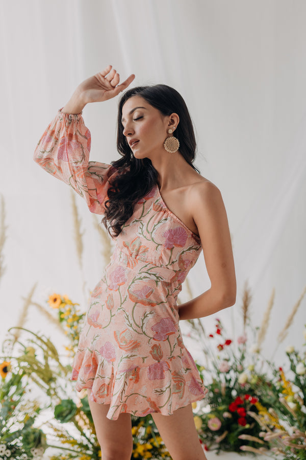Lolita One Shoulder Dress
