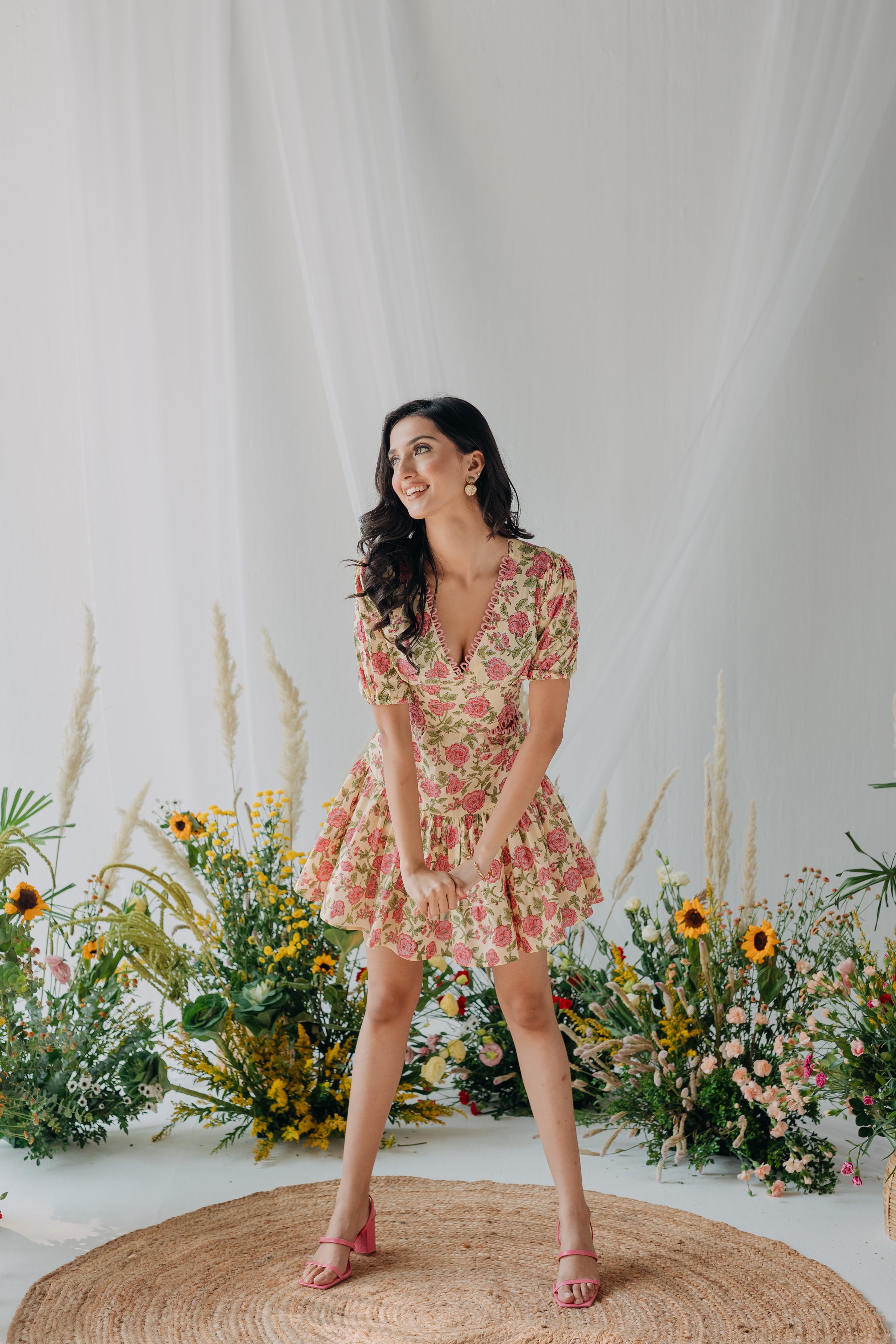 Ella Frill Short Dress