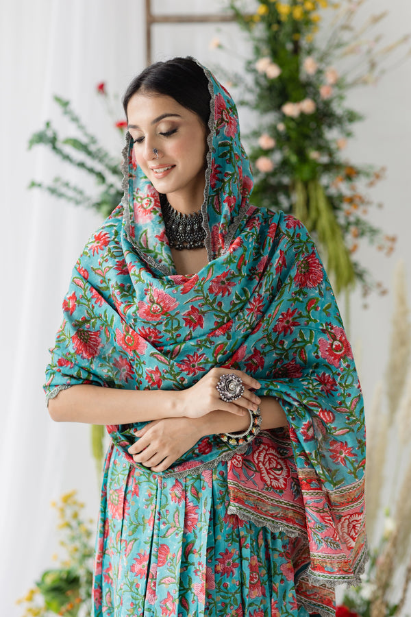 Dahlia Chanderi Dupatta