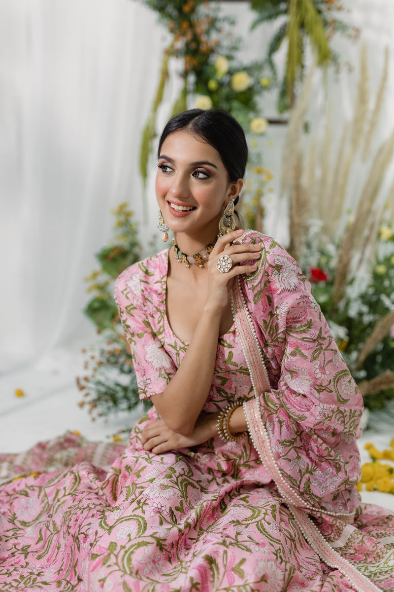 Hyacinth Chanderi Dupatta