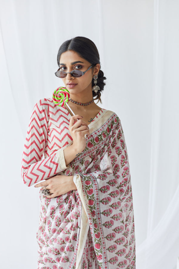 Aaliya Chanderi Silk Saree