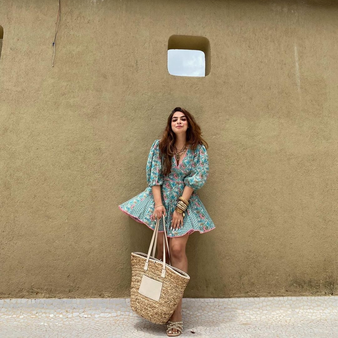 Leah Multicolour Printed Cotton Dress